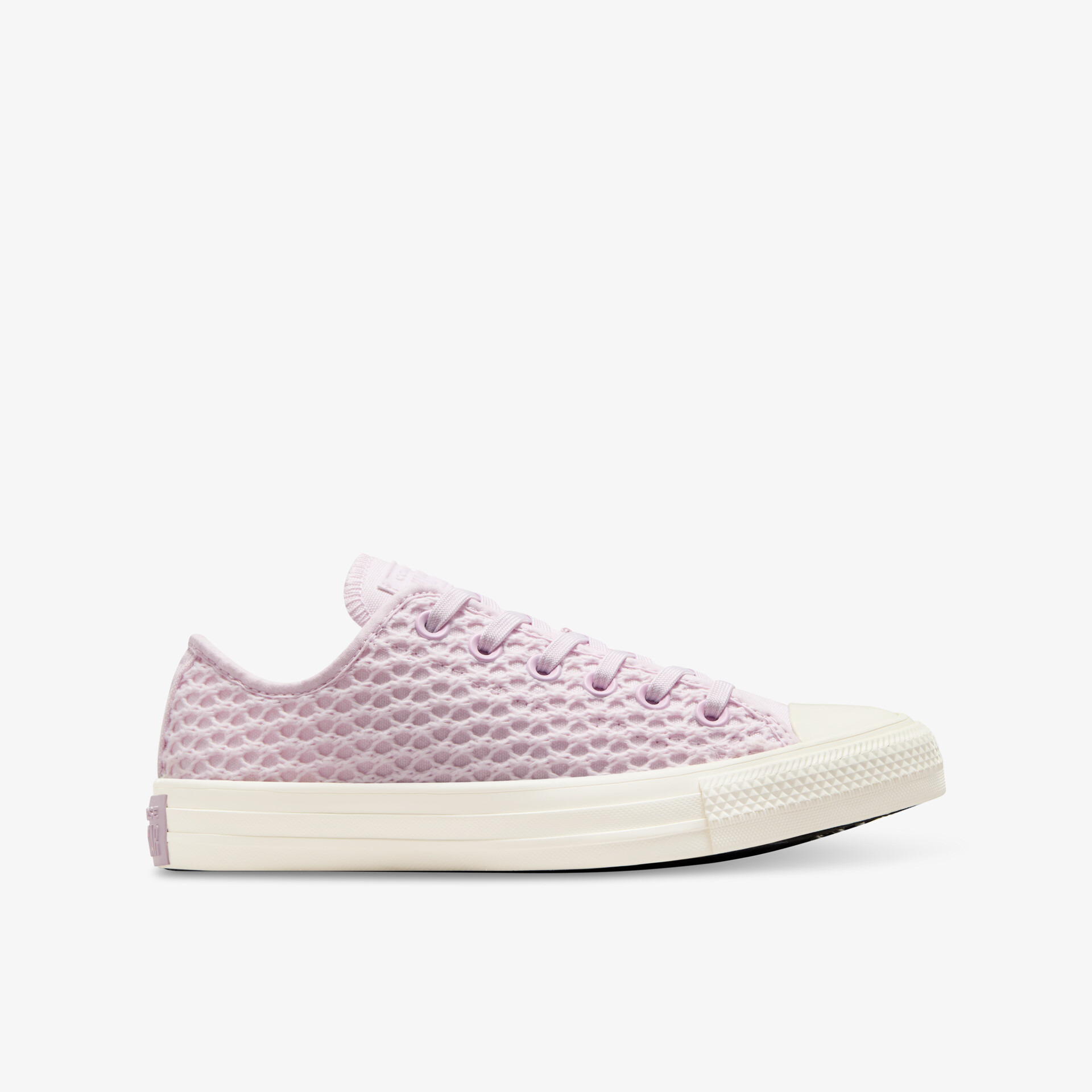 Leichter Sneaker in stilvollem Rosa mit atmungsaktivem Mesh und bequemer, flexibler Sohle in seitlicher Ansicht