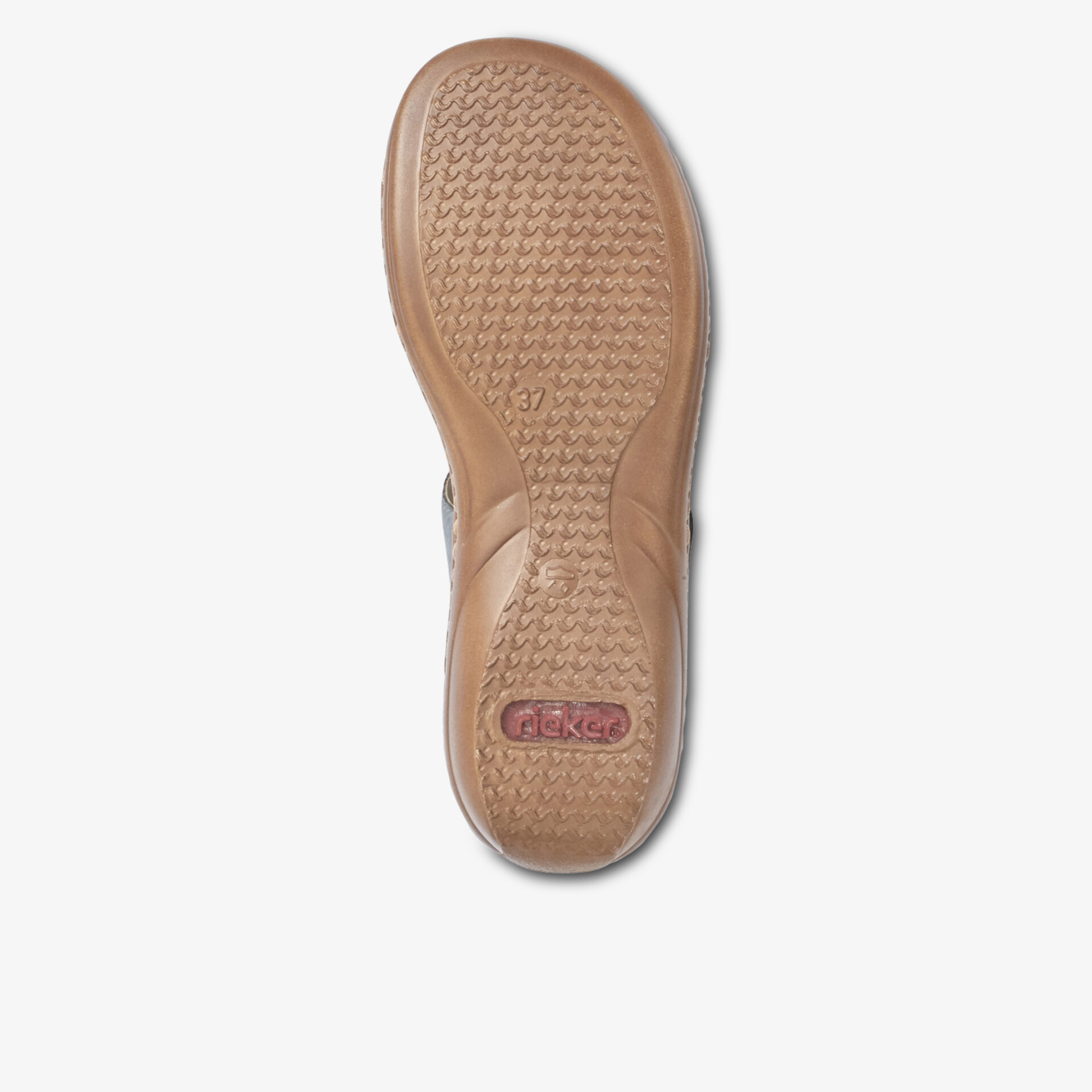 Detailansicht der robusten, rutschfesten und flexiblen Laufsohle eines Schuhs für sicheren Halt