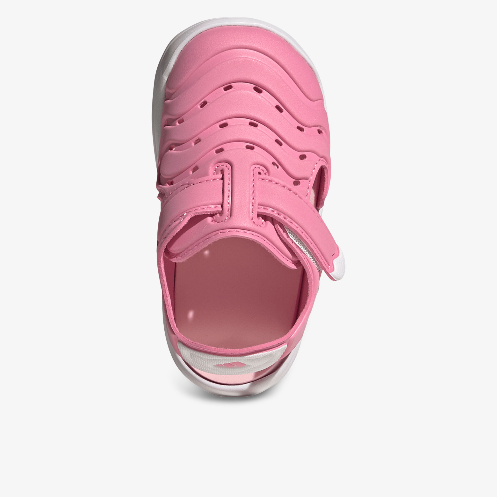 Leichte rosa Sandale mit verstellbarem Klettverschluss für hohen Tragekomfort und atmungsaktives Design