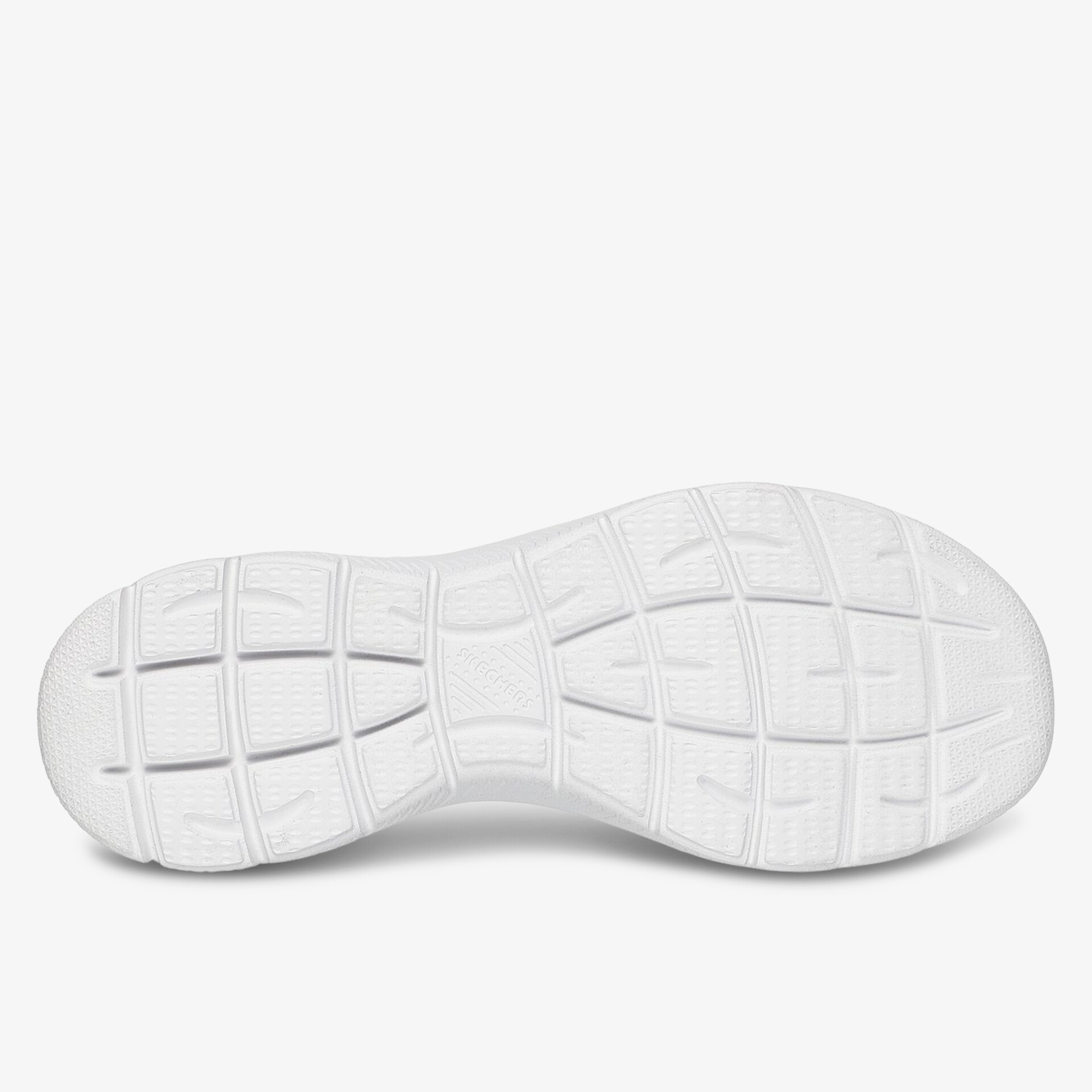 Weiße flexible Laufsohle mit rutschfestem Profil für optimalen Komfort und Stabilität