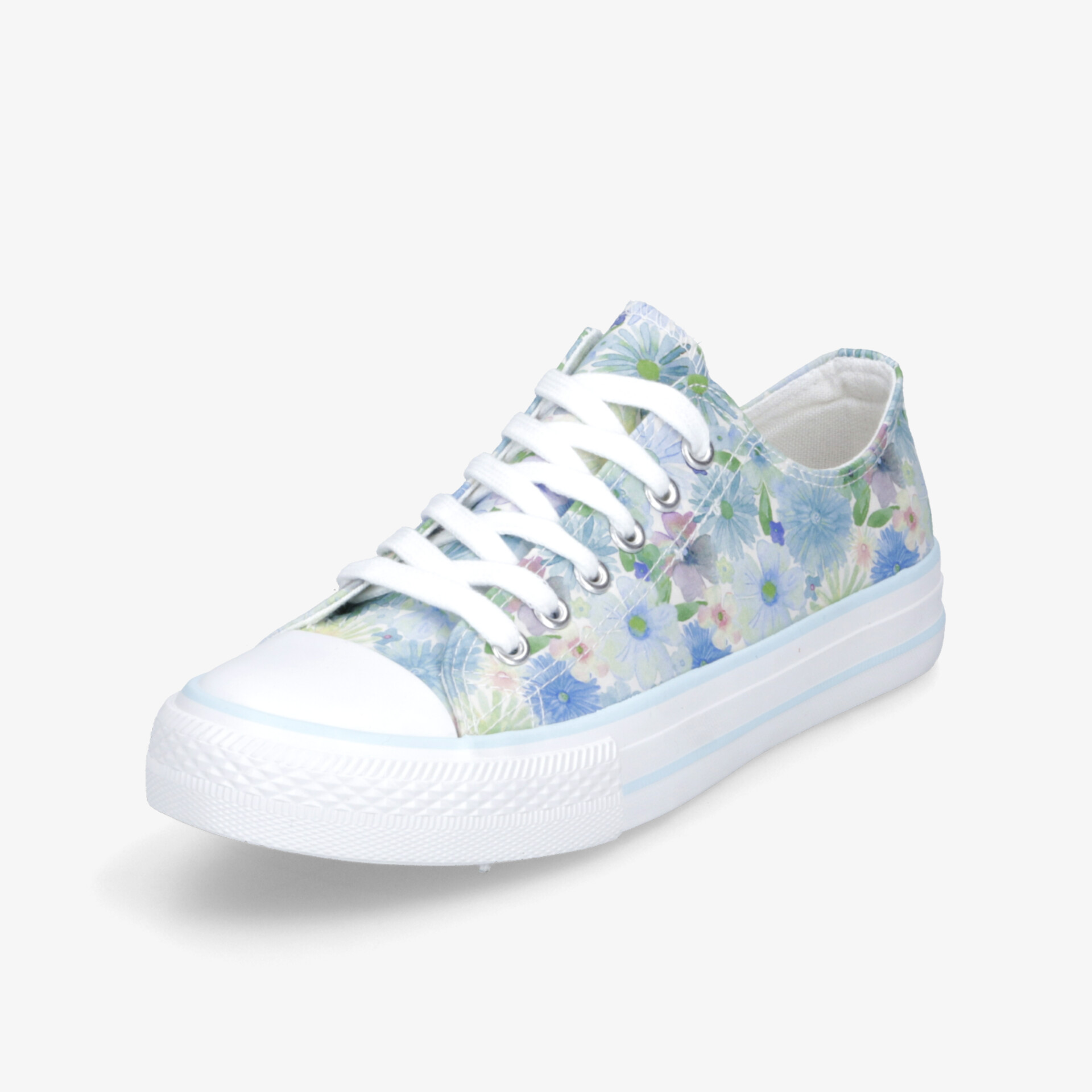 Leichter Sneaker mit floralem Muster, bequemer Passform und flexibler, atmungsaktiver Sohle in modischem Design