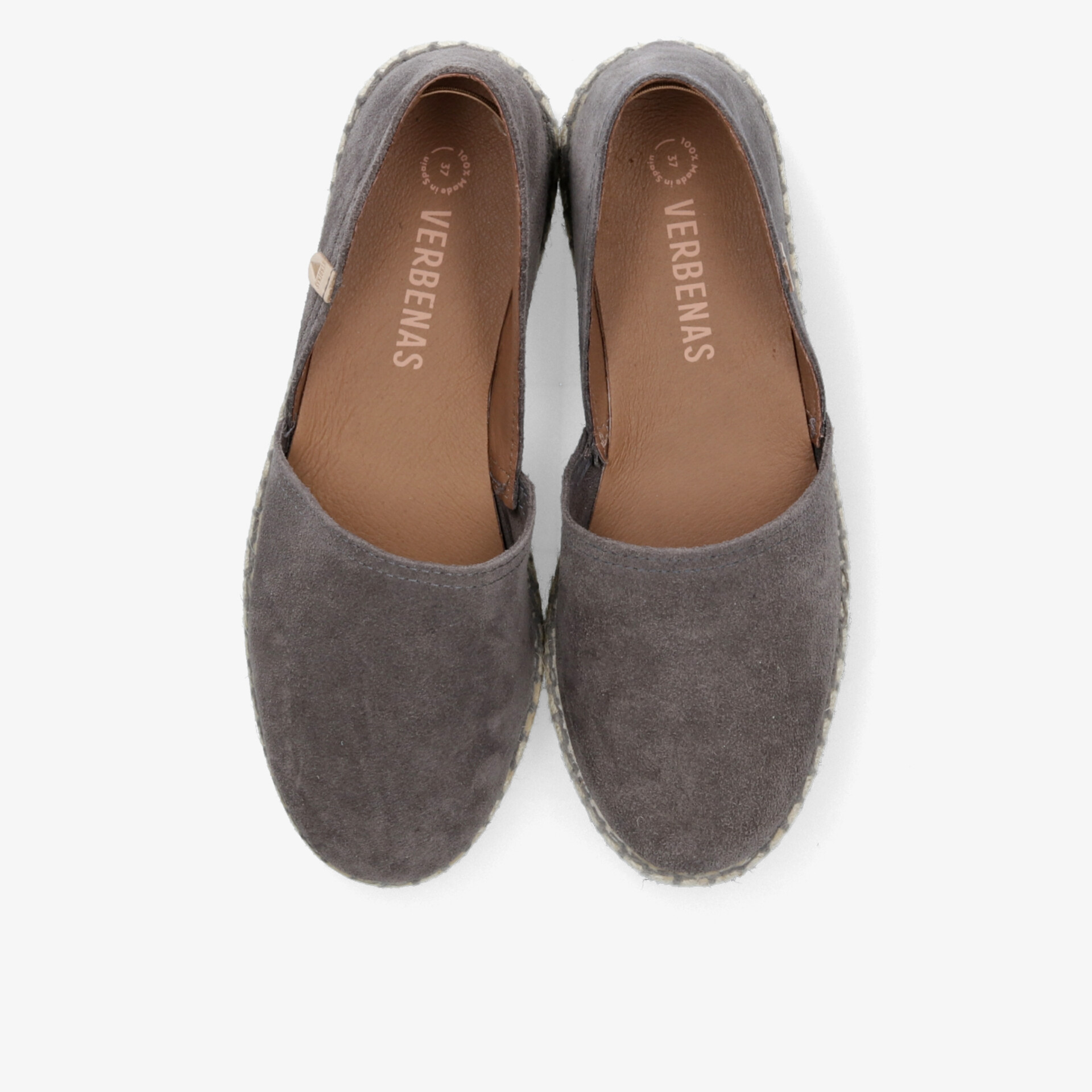 Graue Slip-On Schuhe aus weichem Veloursleder mit komfortabler Passform und rutschfester Sohle, eleganter Freizeitstil