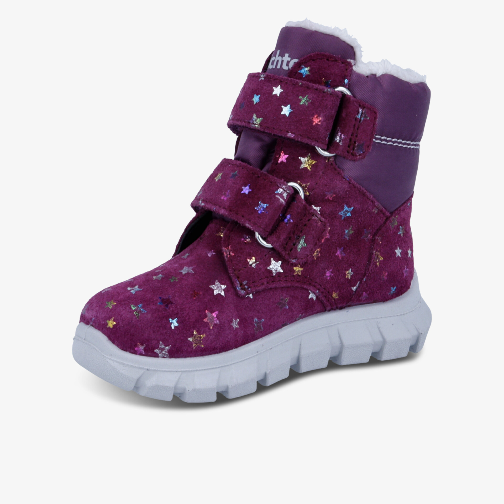 Warm gefütterter Winterstiefel mit robustem Klettverschluss und griffiger Sohle für optimalen Halt und Komfort