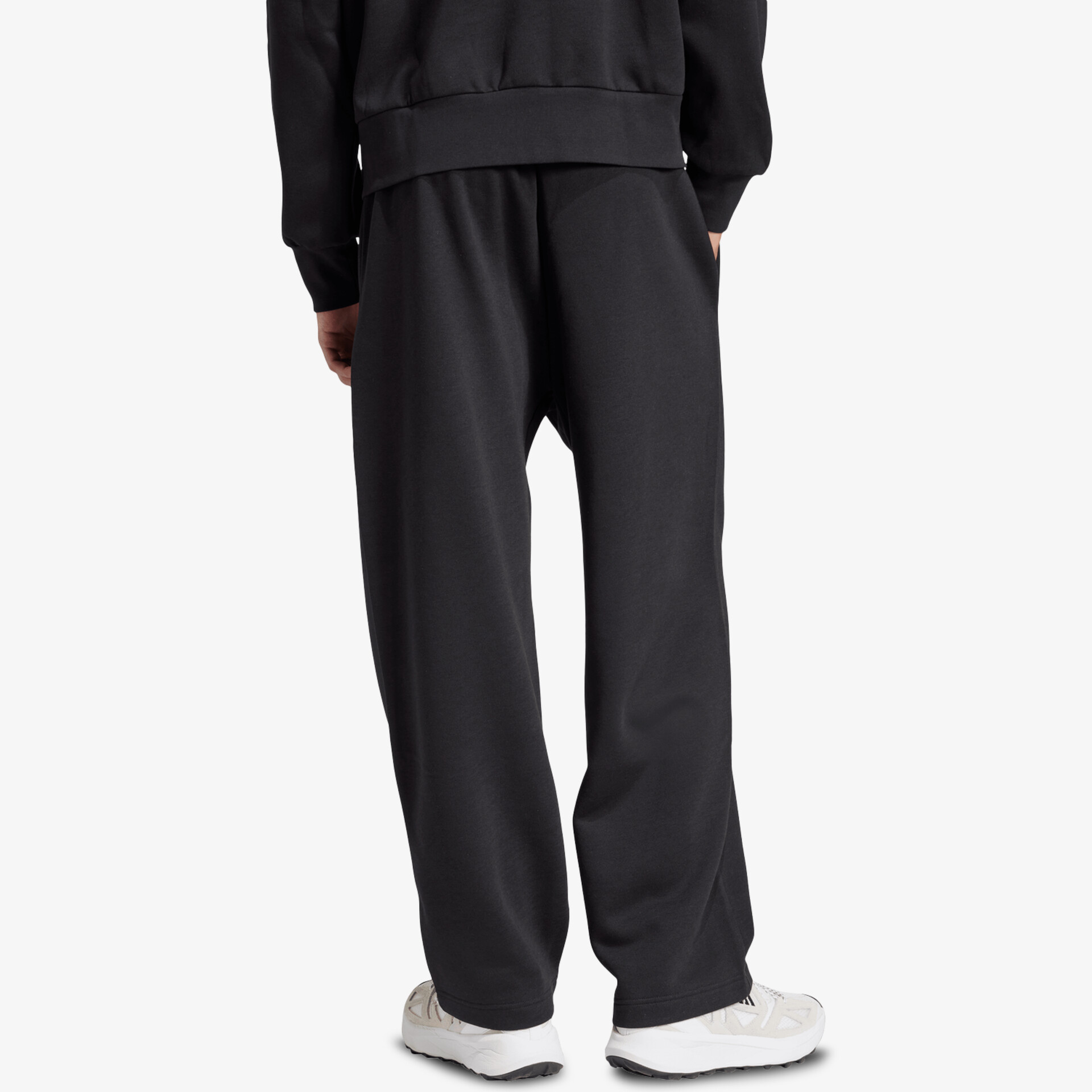 Schwarze lockere Hose mit bequemem Schnitt, ideal für entspannte und sportliche Looks