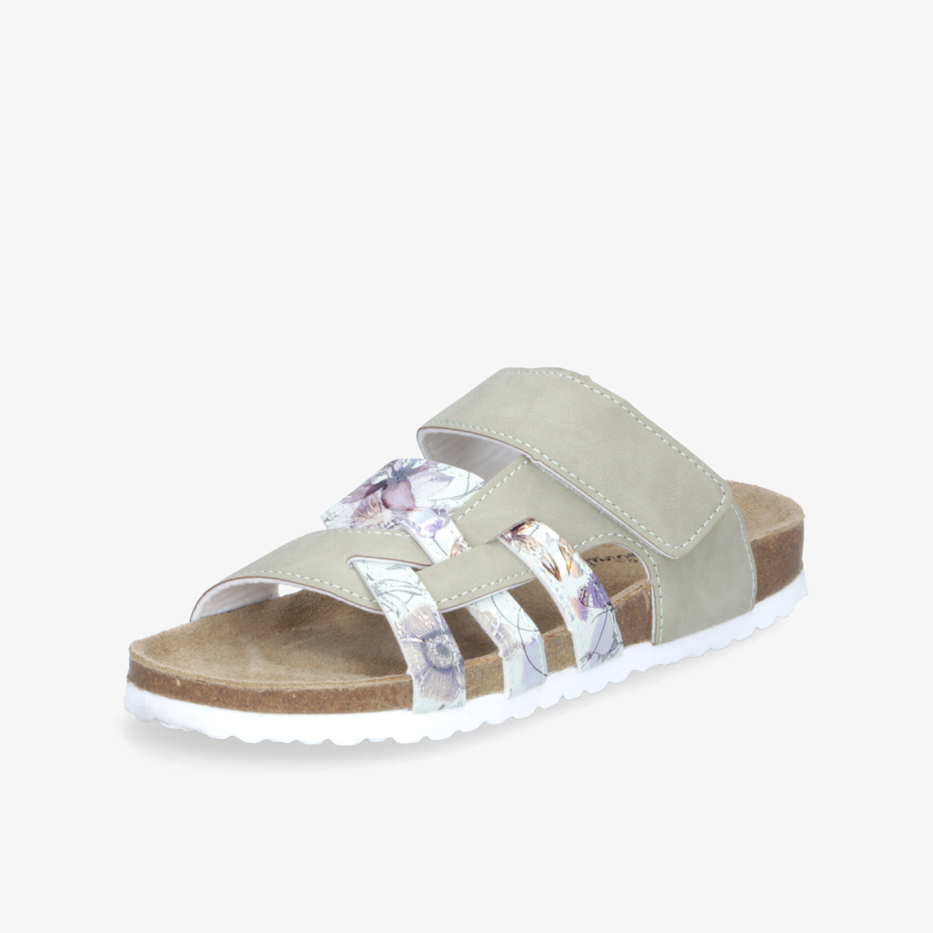 Bequeme Sandale mit verstellbarem Klettverschluss und leichter rutschfester Laufsohle ideal für den Sommer