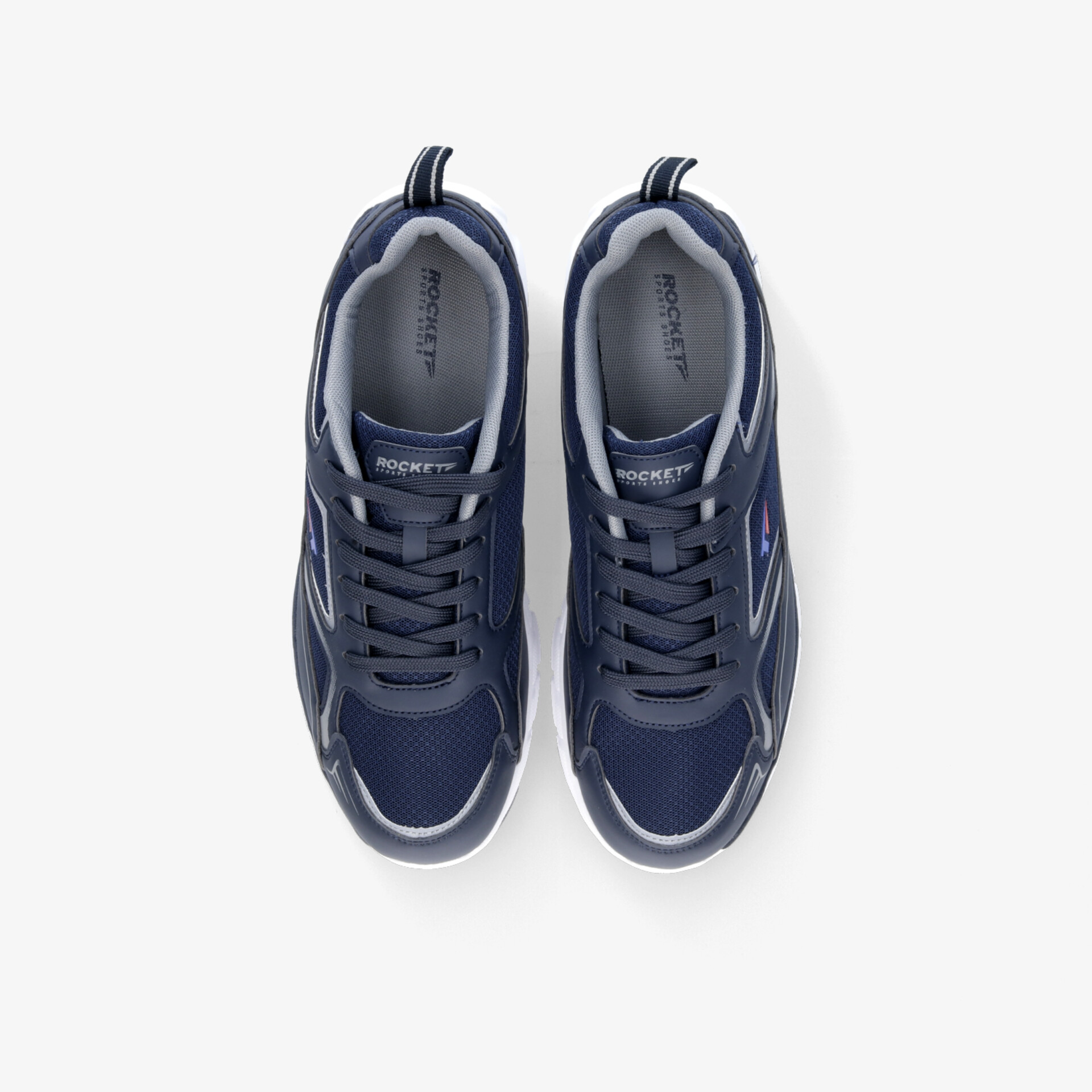 Bequem gepolsterte robuste Sportschuhe in Blau, rutschfeste Sohle, atmungsaktiv und vielseitig einsetzbar