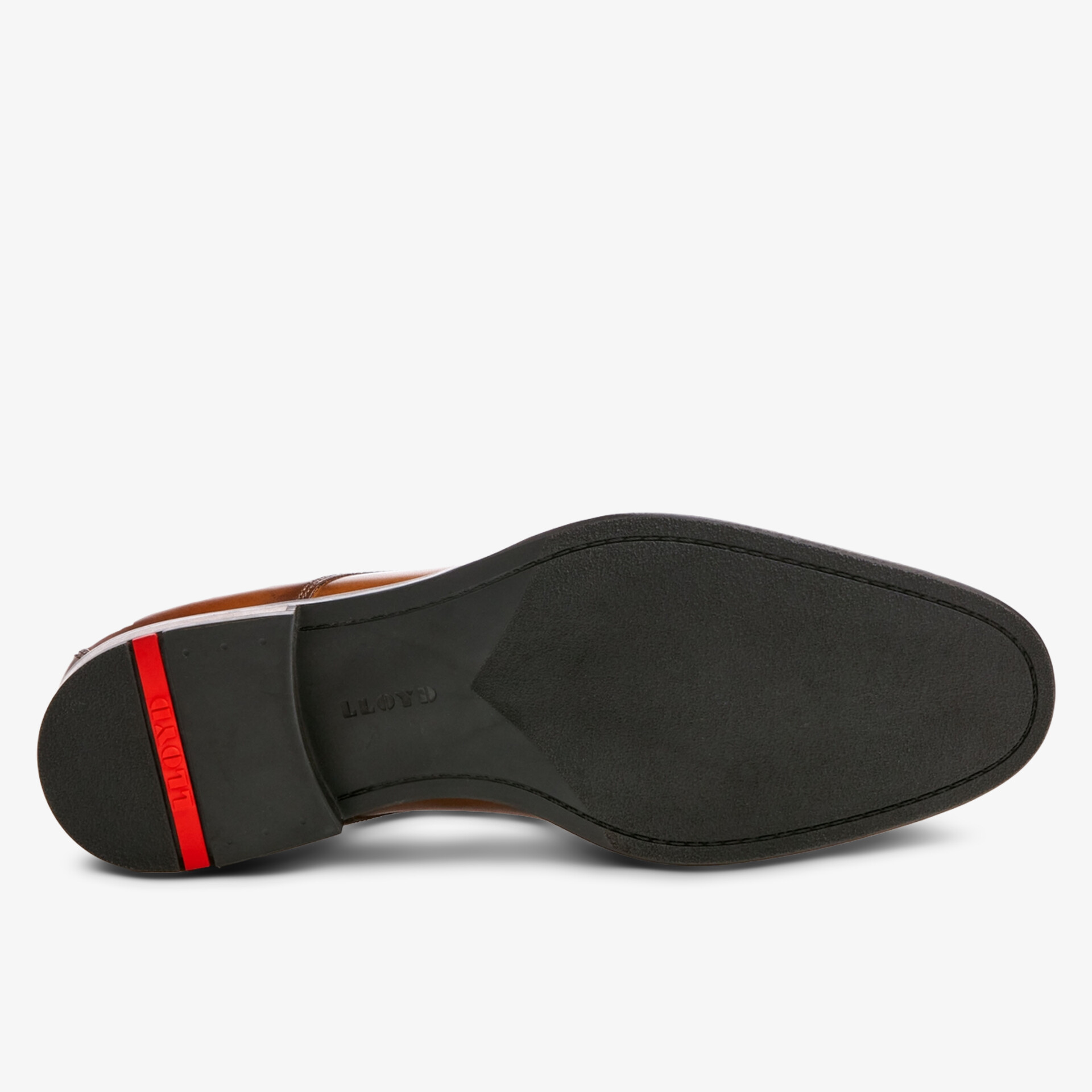 Robuste schwarze Gummisohle mit rutschfestem Design und glatter Oberfläche