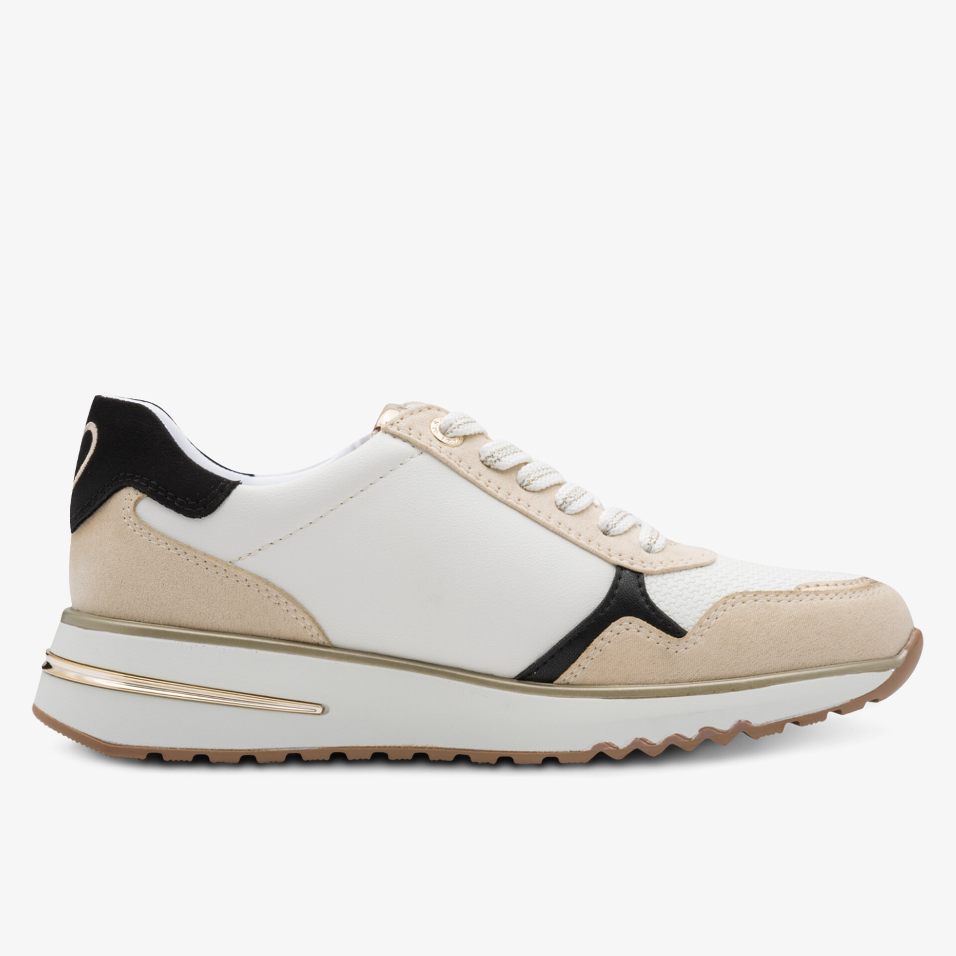 leichter Sneaker mit bequemer Passform und modischem Design in neutralen Farben, perfekte tägliche Begleiter