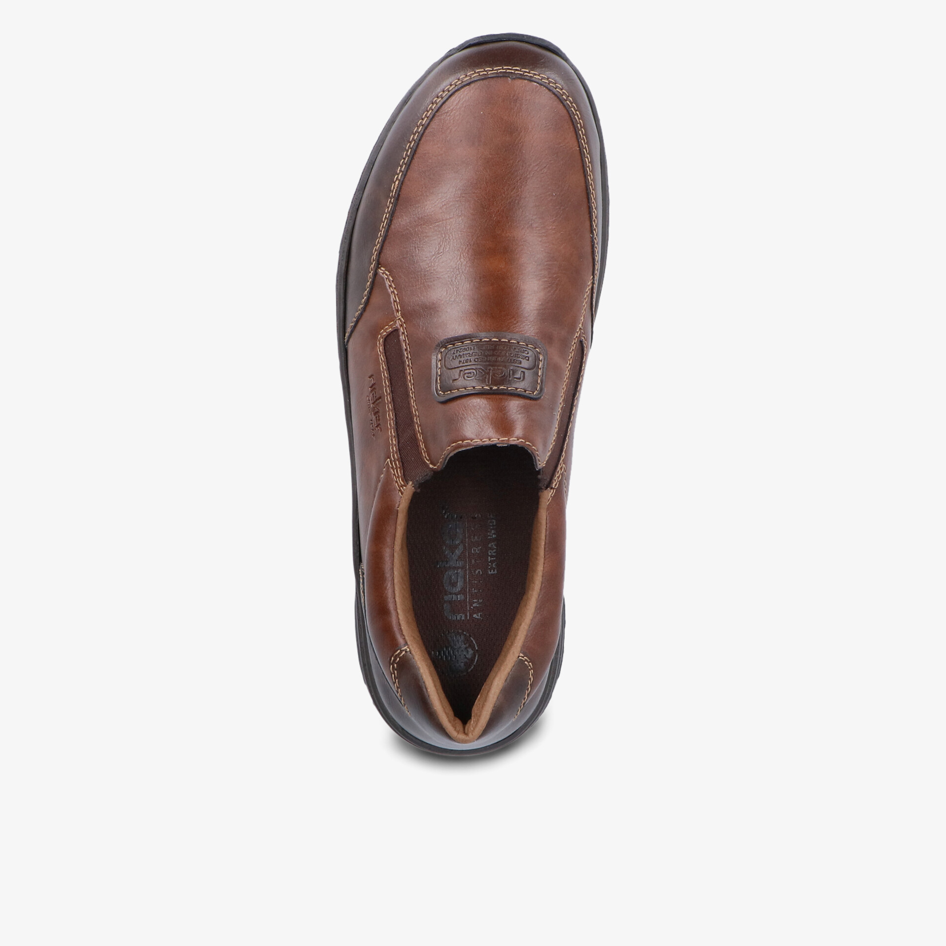 Eleganter und robuster Lederschuh in Braun, ideal für jeden Anlass.