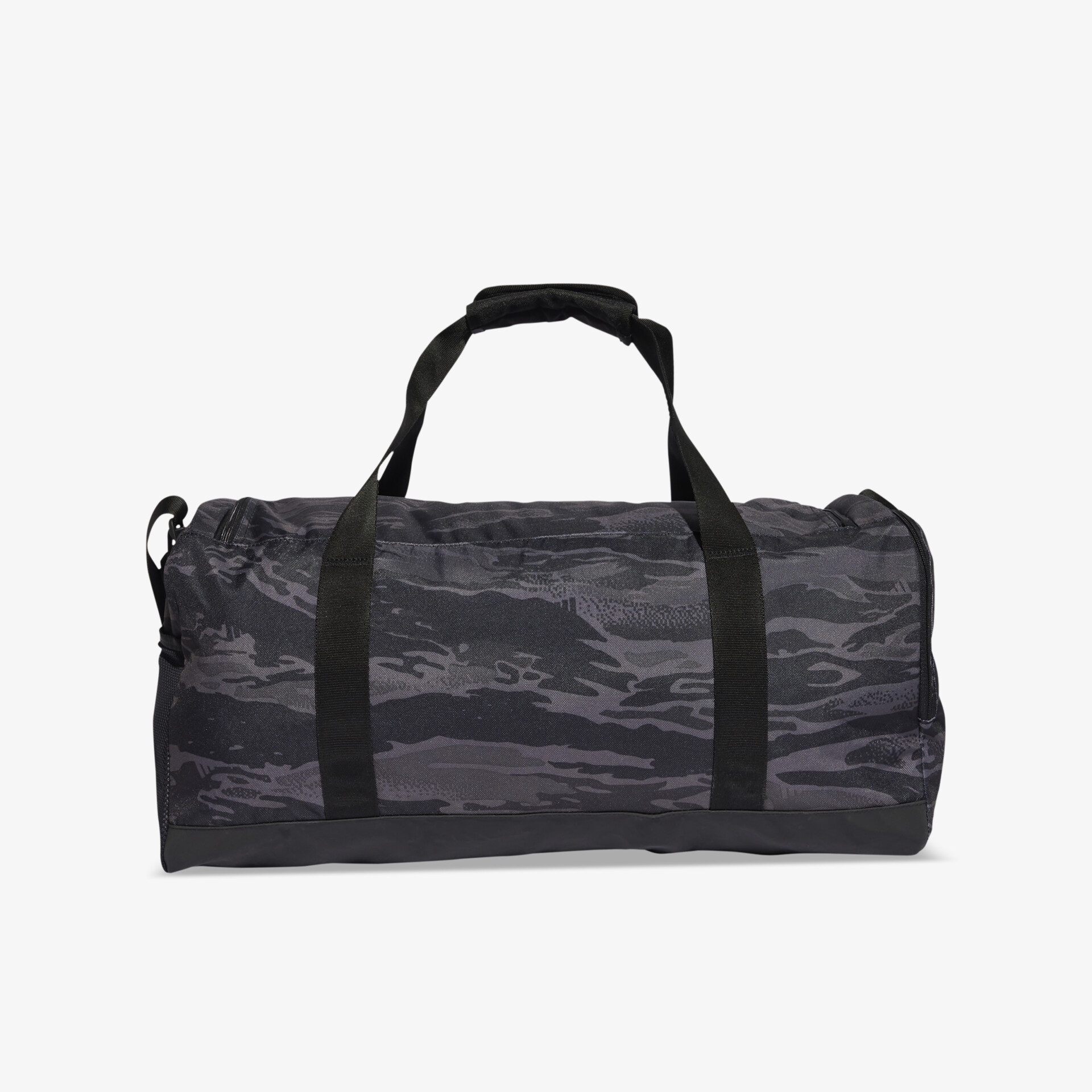 Robuste Reisetasche in schwarzem Grau-Camouflage mit praktischen Tragegriffen und großem Fassungsvermögen