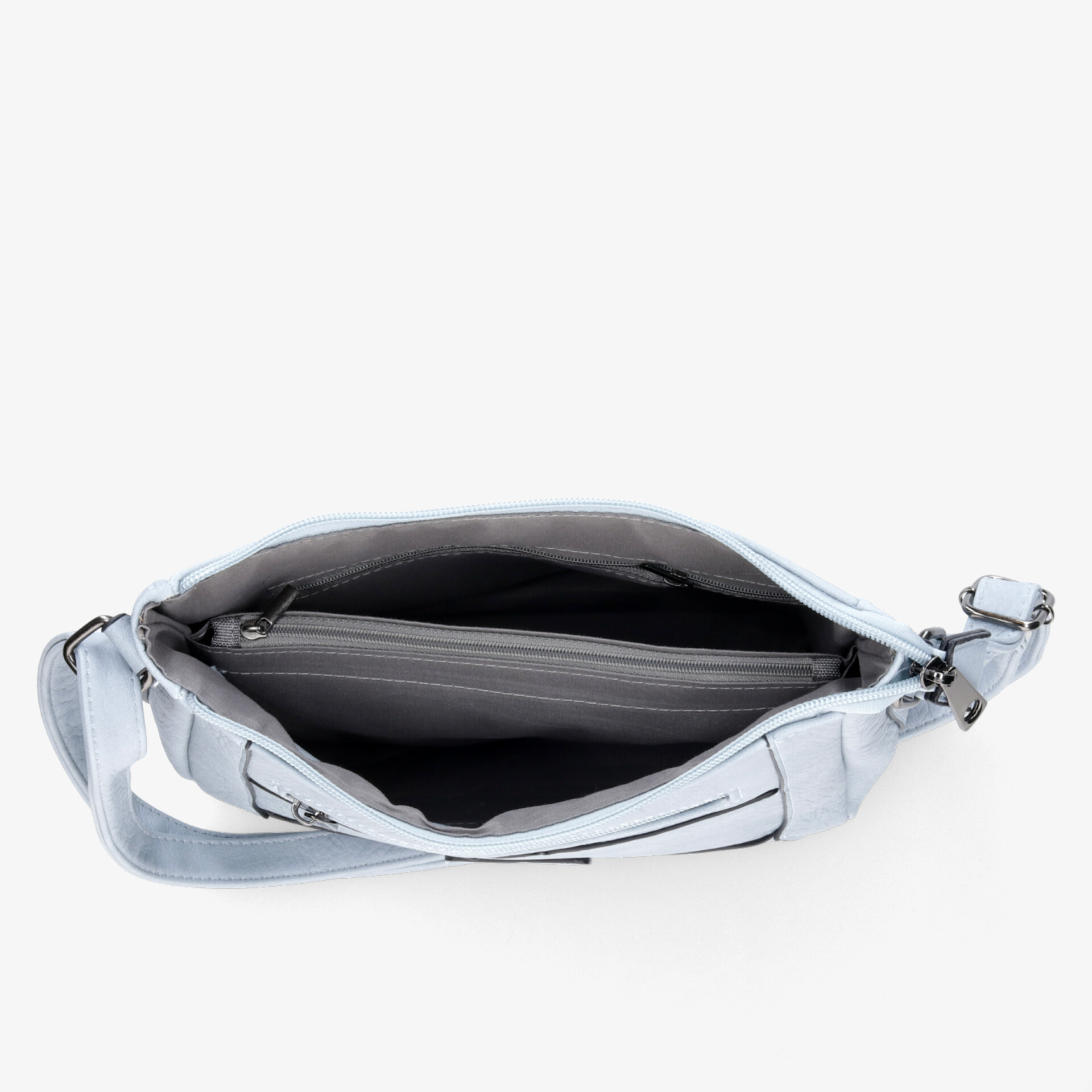 Geräumige Handtasche mit mehreren Fächern und Reißverschluss, übersichtliche Aufteilung für einfache Organisation