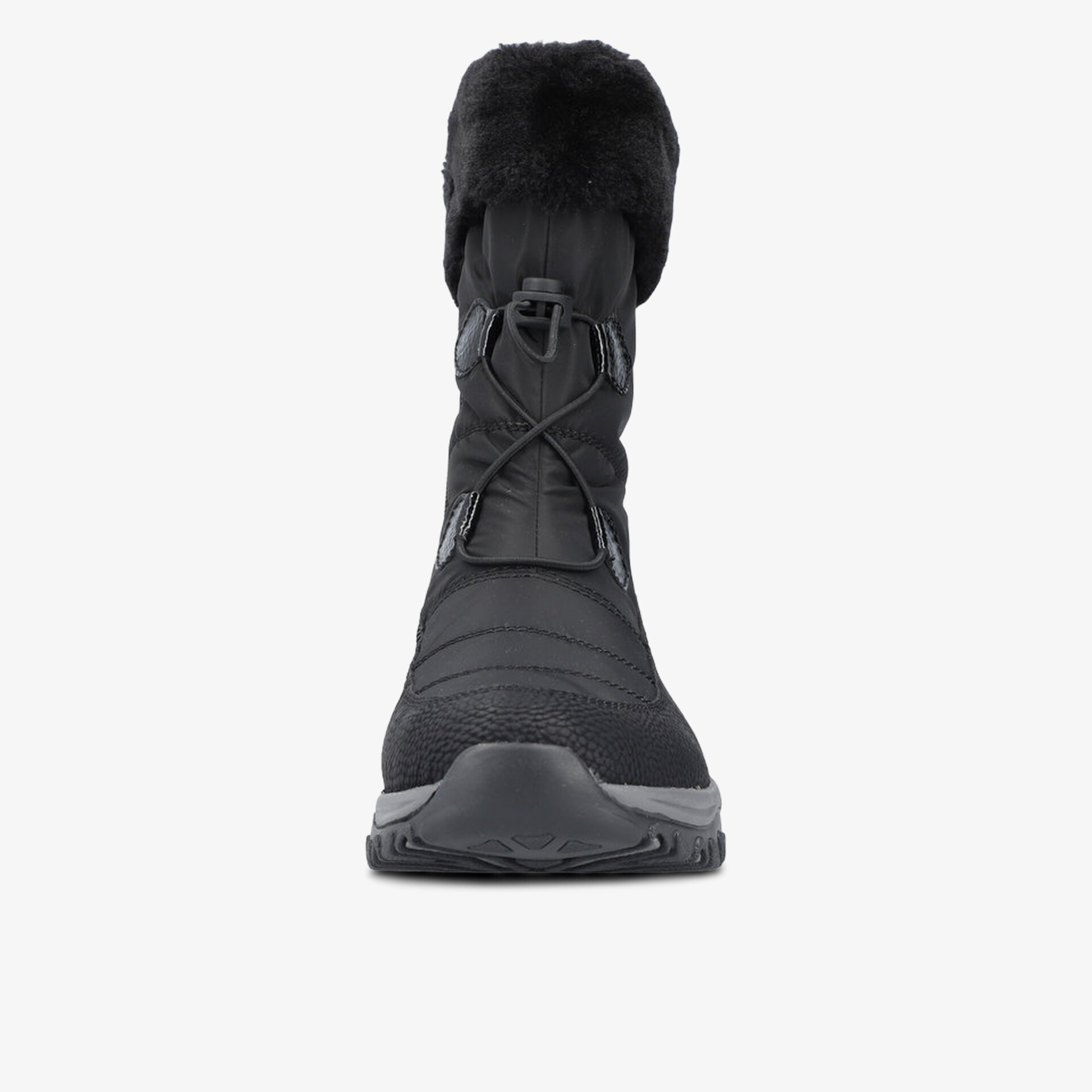Robuster Winterstiefel mit wasserabweisendem Material und rutschfester Sohle, wärmend und langlebig
