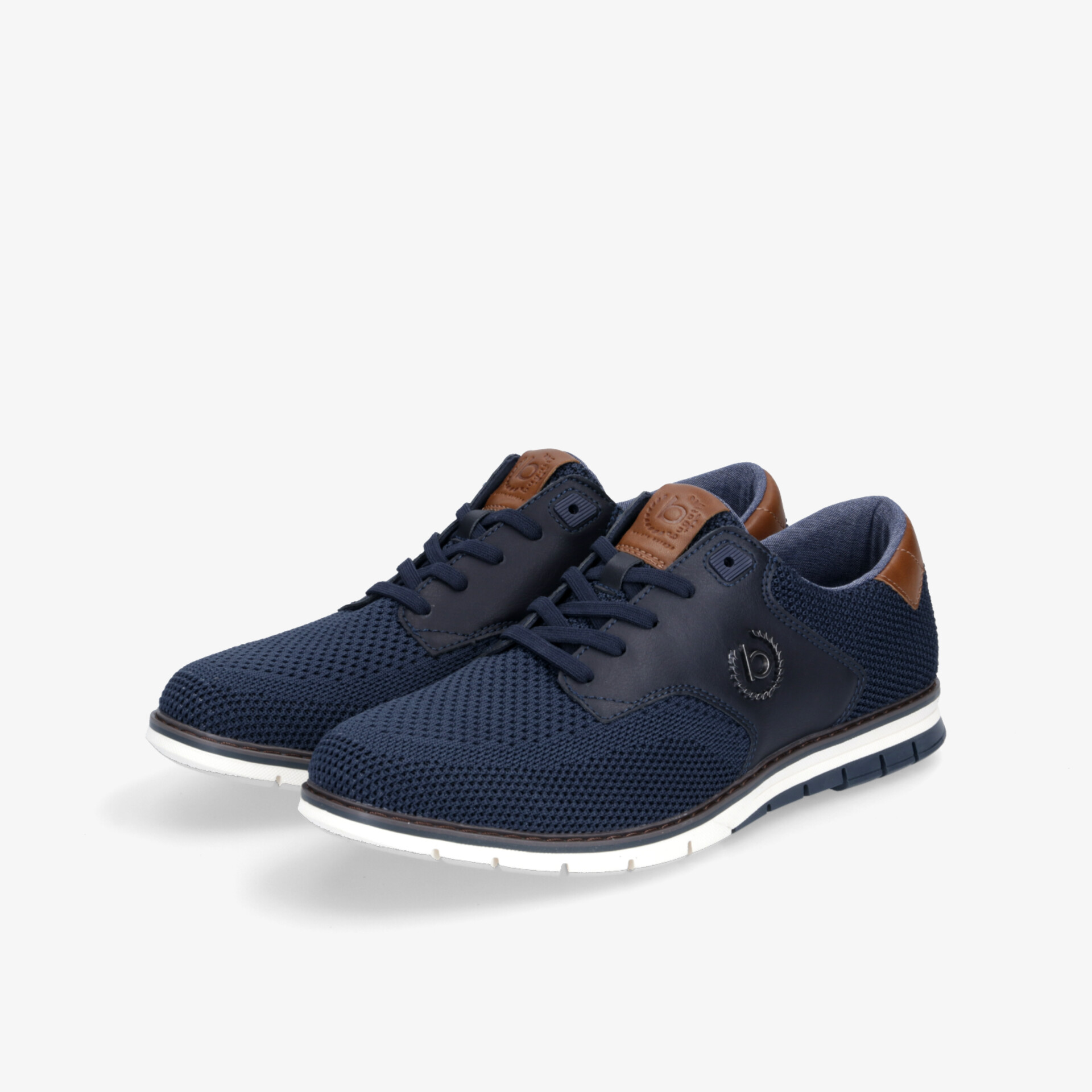 Sportliche navy Sneaker mit atmungsaktivem Material und flexibler, stoßdämpfender Sohle, komfortabel und leicht