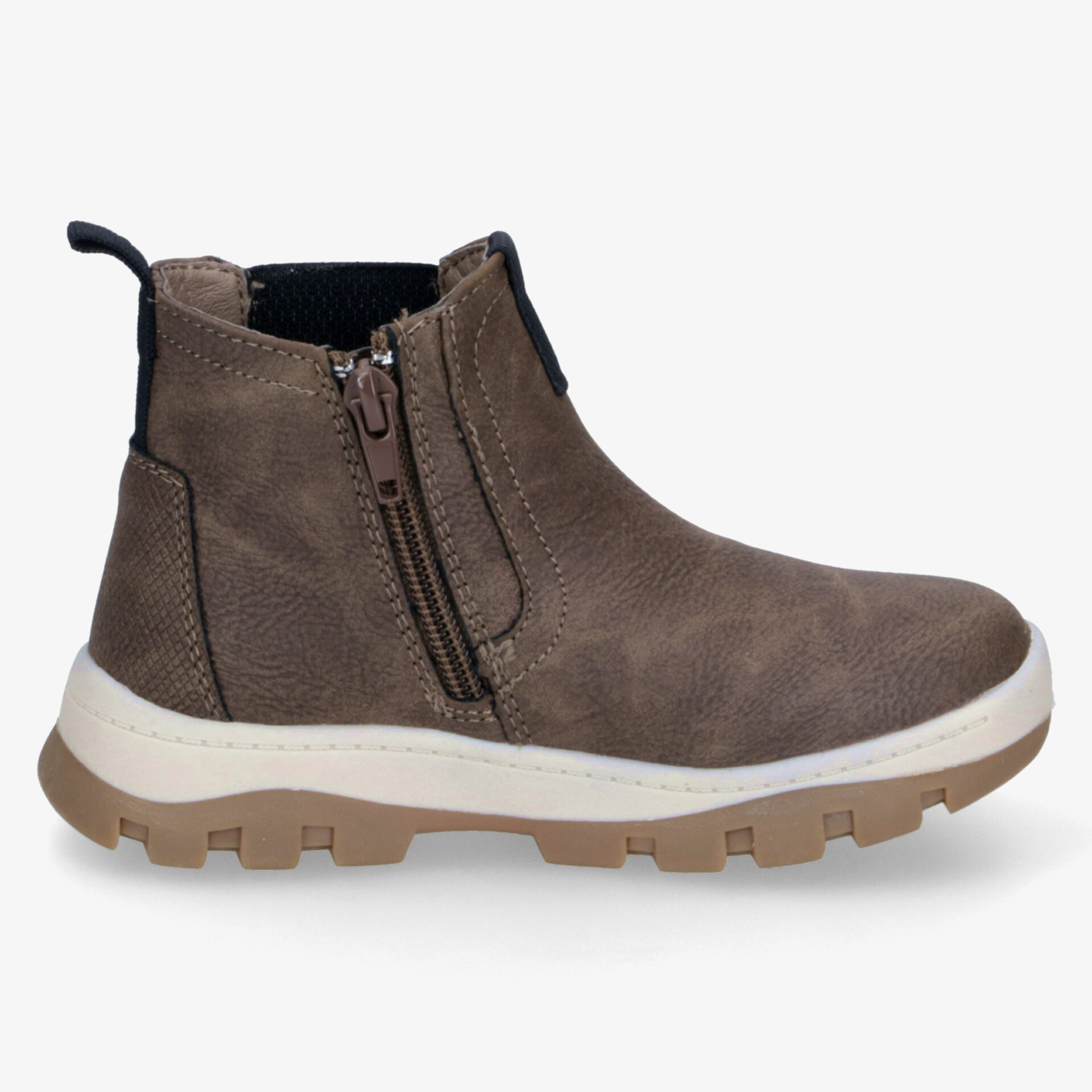 Robuster wasserdichter Winterstiefel mit praktischem Reißverschluss, warm gefüttert und rutschfester Sohle für optimalen Halt