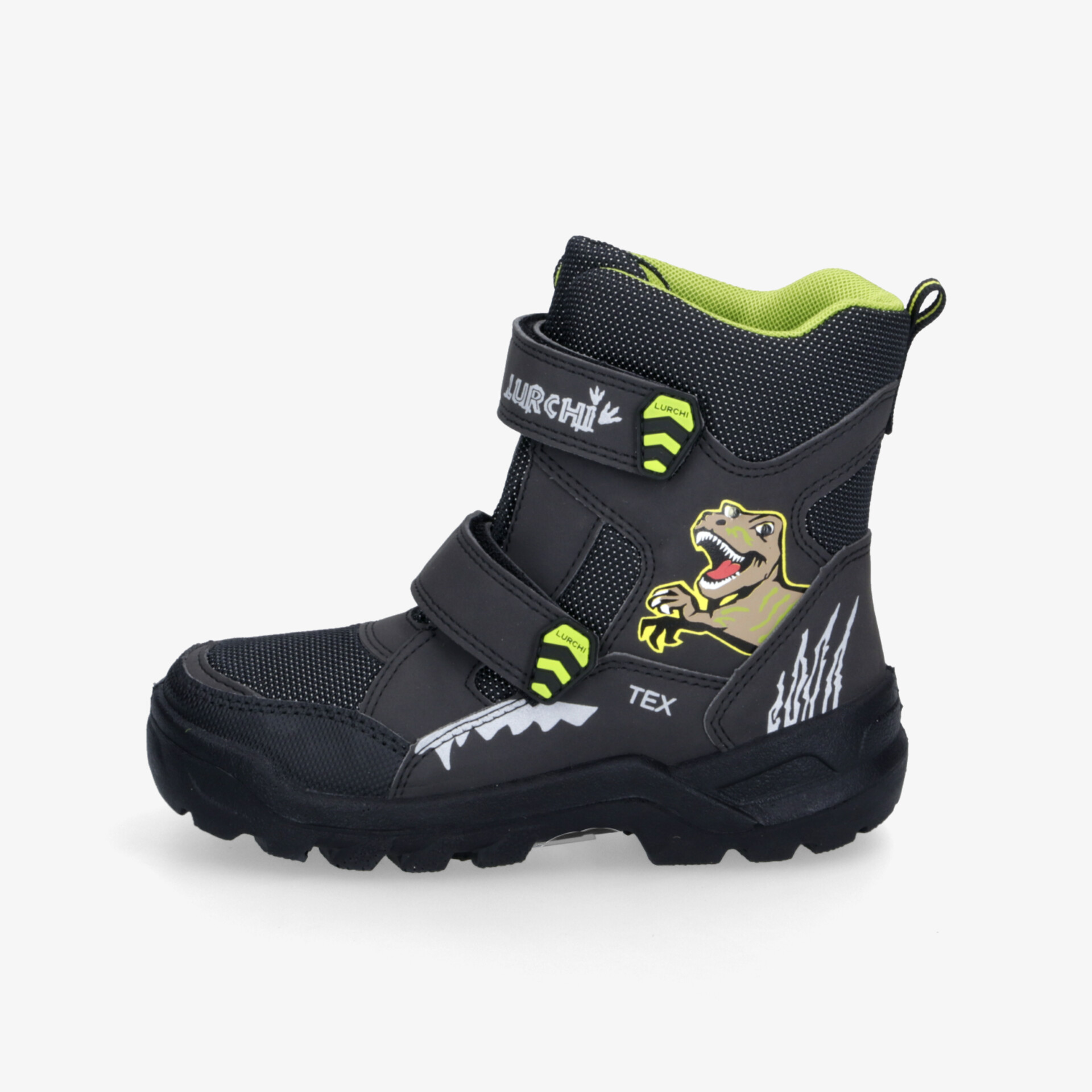 Robuster, wasserdichter Kinder-Winterschuh mit warmem Futter und rutschfester Profilsohle für sicheren Halt
