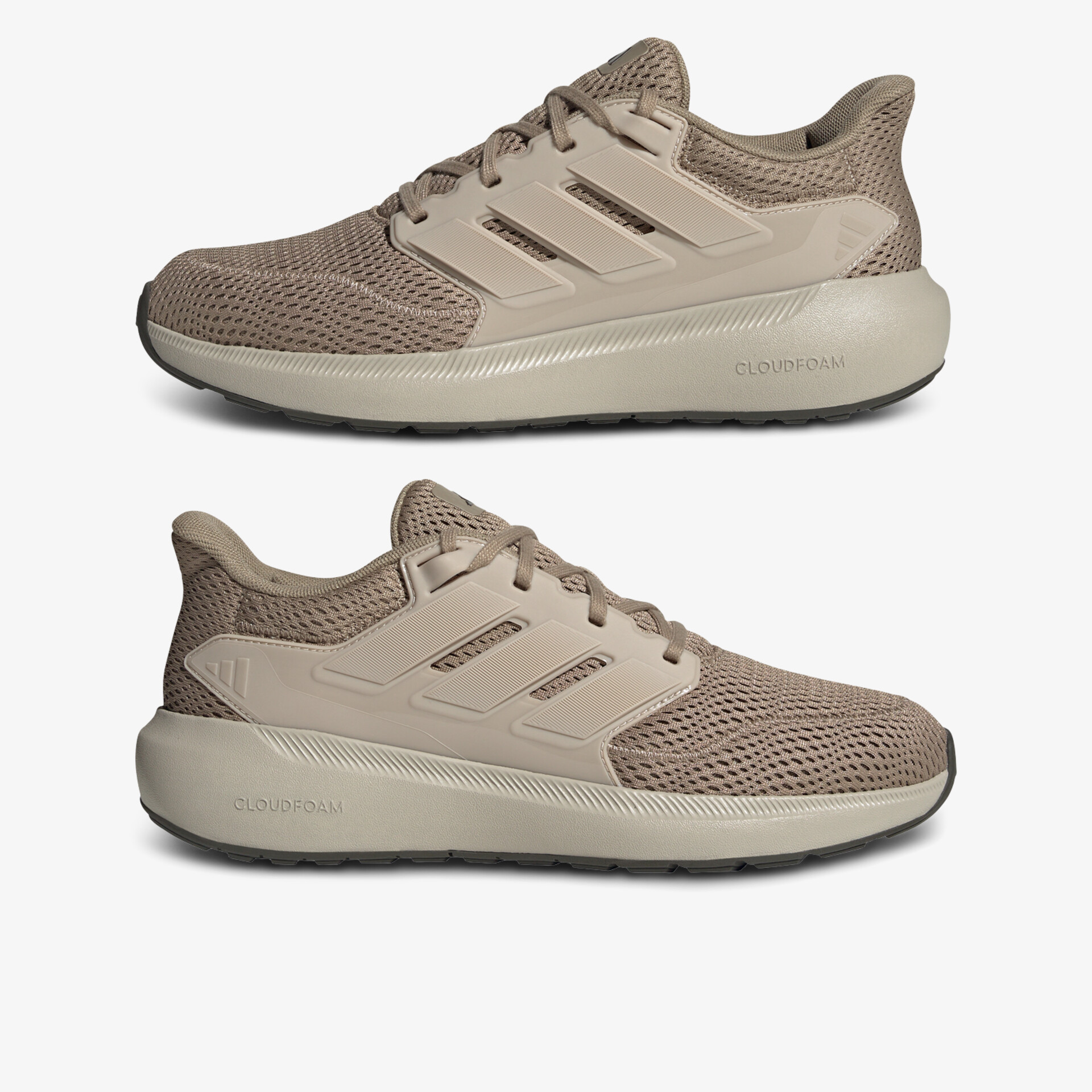 Bequemer, atmungsaktiver Sportschuh mit flexibler Sohle und modernem Design in neutraler Farbe