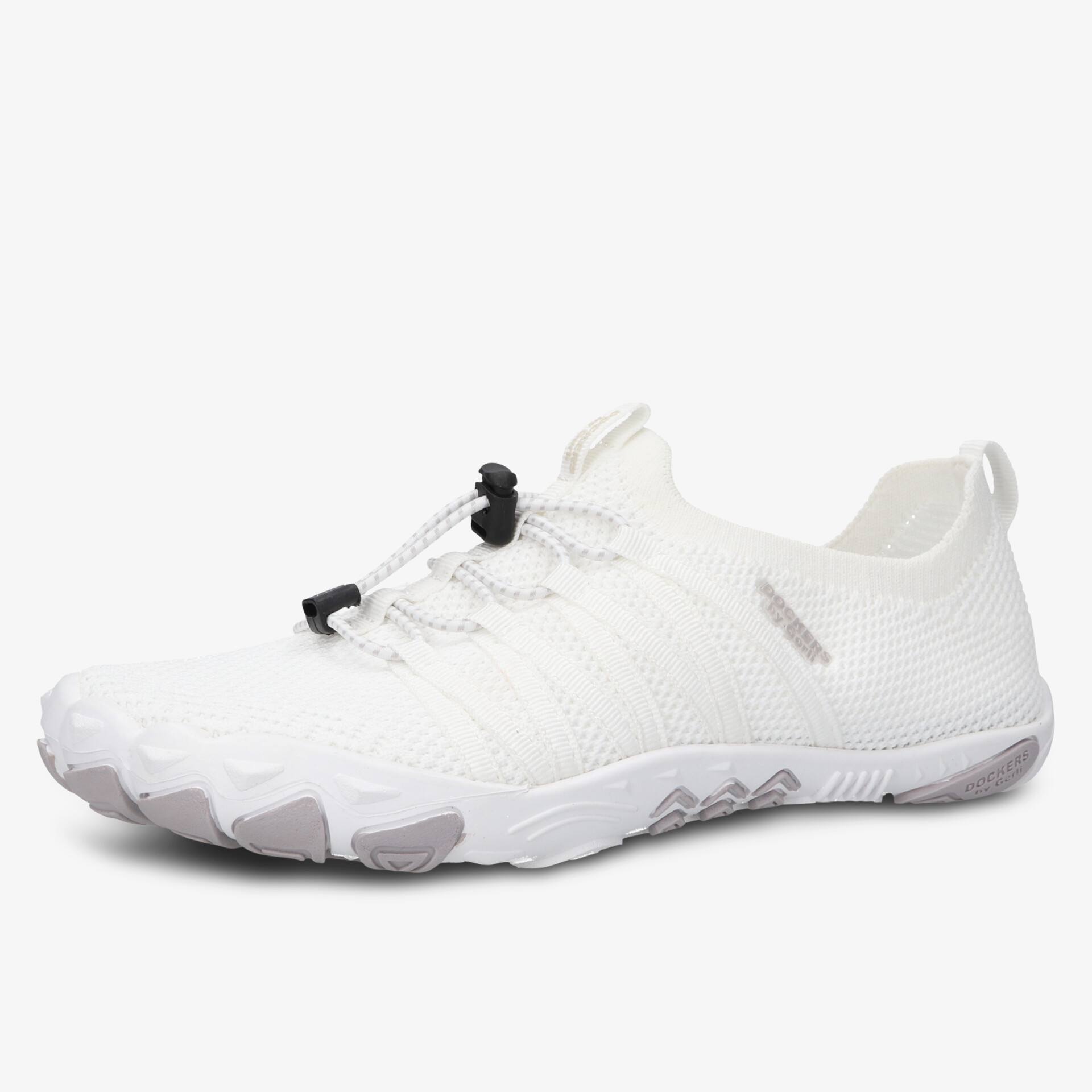 Leichter weißer Sneaker mit atmungsaktivem Material und rutschfester flexibler Sohle für hohen Komfort