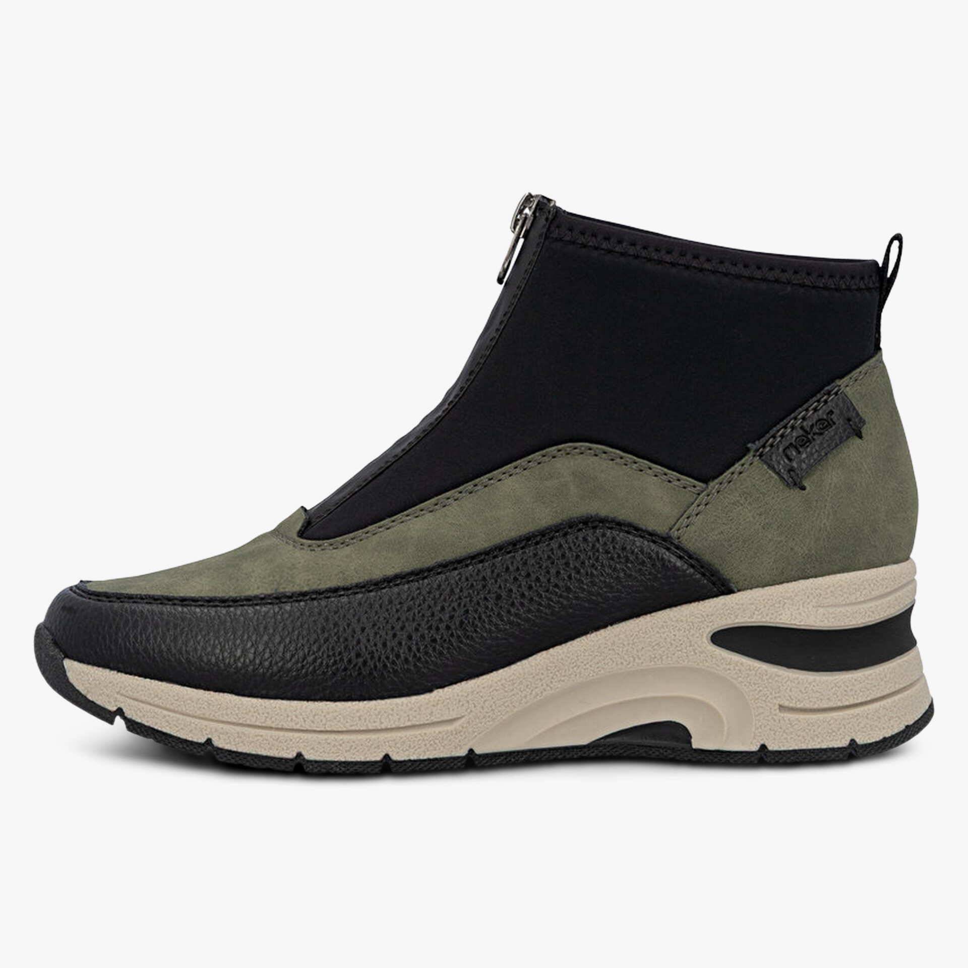 Sportlicher bequemer Schuh mit gepolsterter Sohle und stabilem Reißverschluss, ideal für Alltag und Freizeit