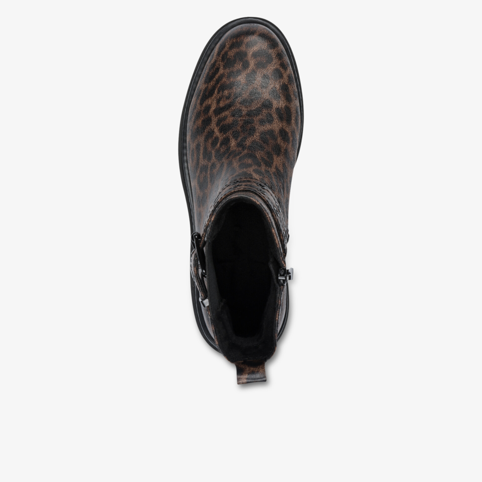 Lederstiefel mit robustem Material und komfortabler Passform in modischem Design, Draufsicht