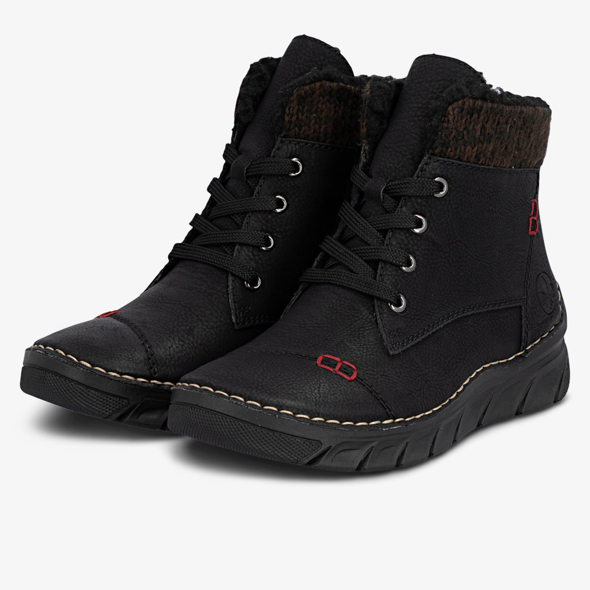 Warme Winterstiefel mit weichem Futter und rutschfester Sohle, robuster Schnürverschluss und bequemer Passform