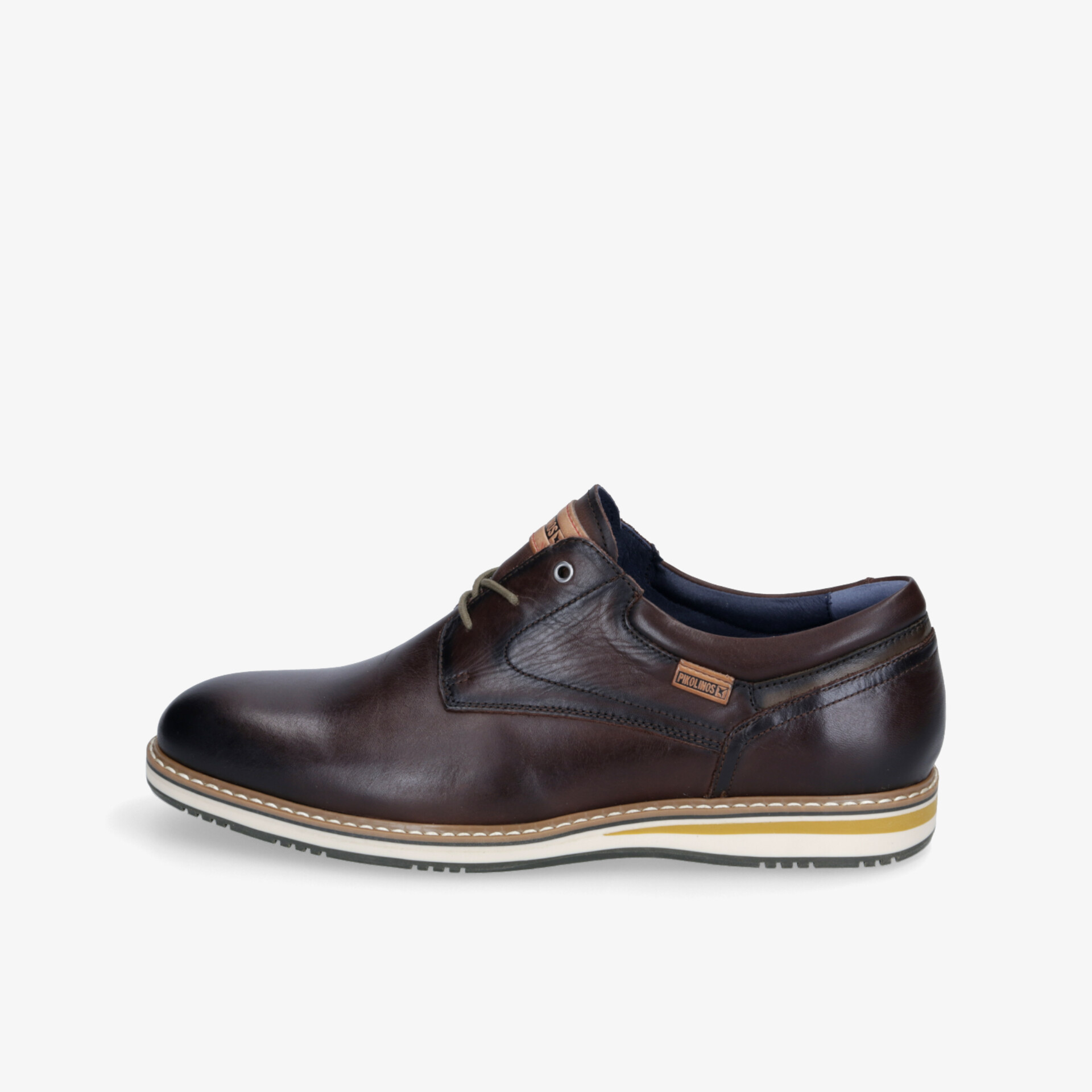 Eleganter, brauner Lederschuh mit Komfortsohle, ideal für stilvolle Anlässe und alltäglichen Komfort.
