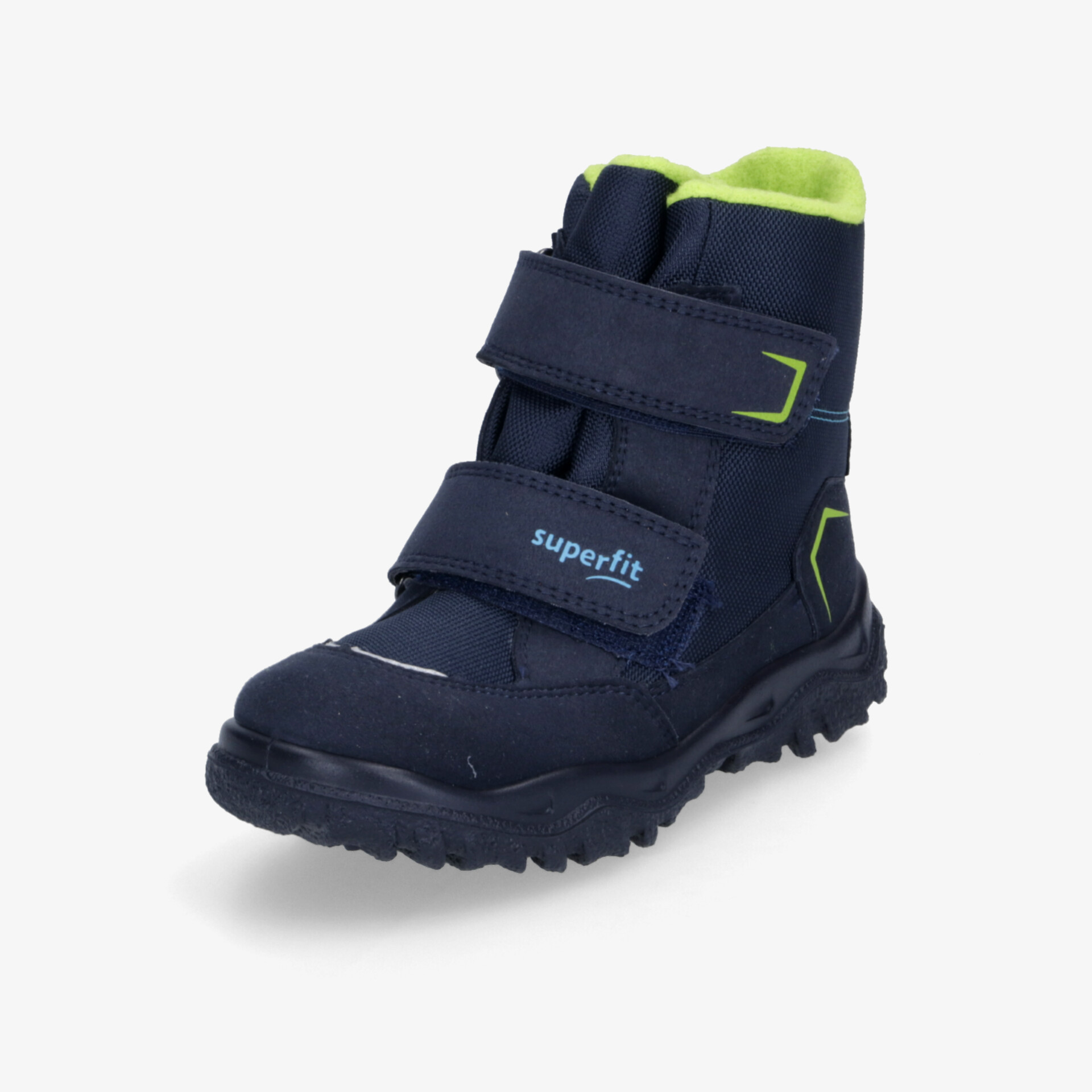 Robuster Winterstiefel mit warmem Innenfutter, praktischem Klettverschluss und rutschfester Sohle