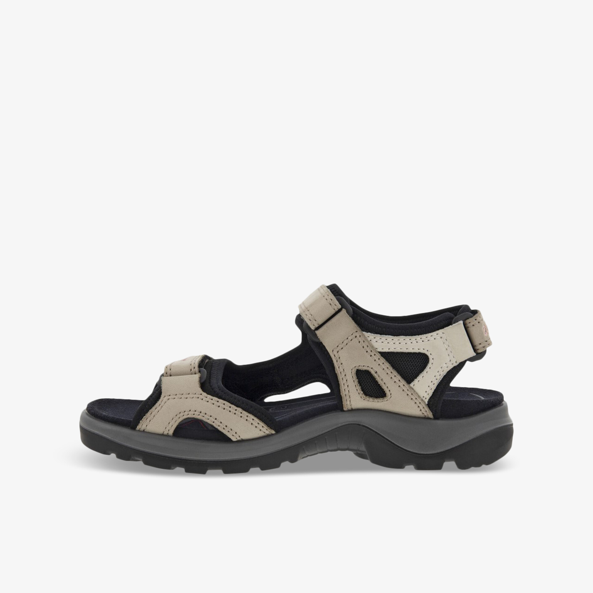 Bequeme und strapazierfähige Sandale in Beige mit ergonomischer Passform und rutschfester Sohle.