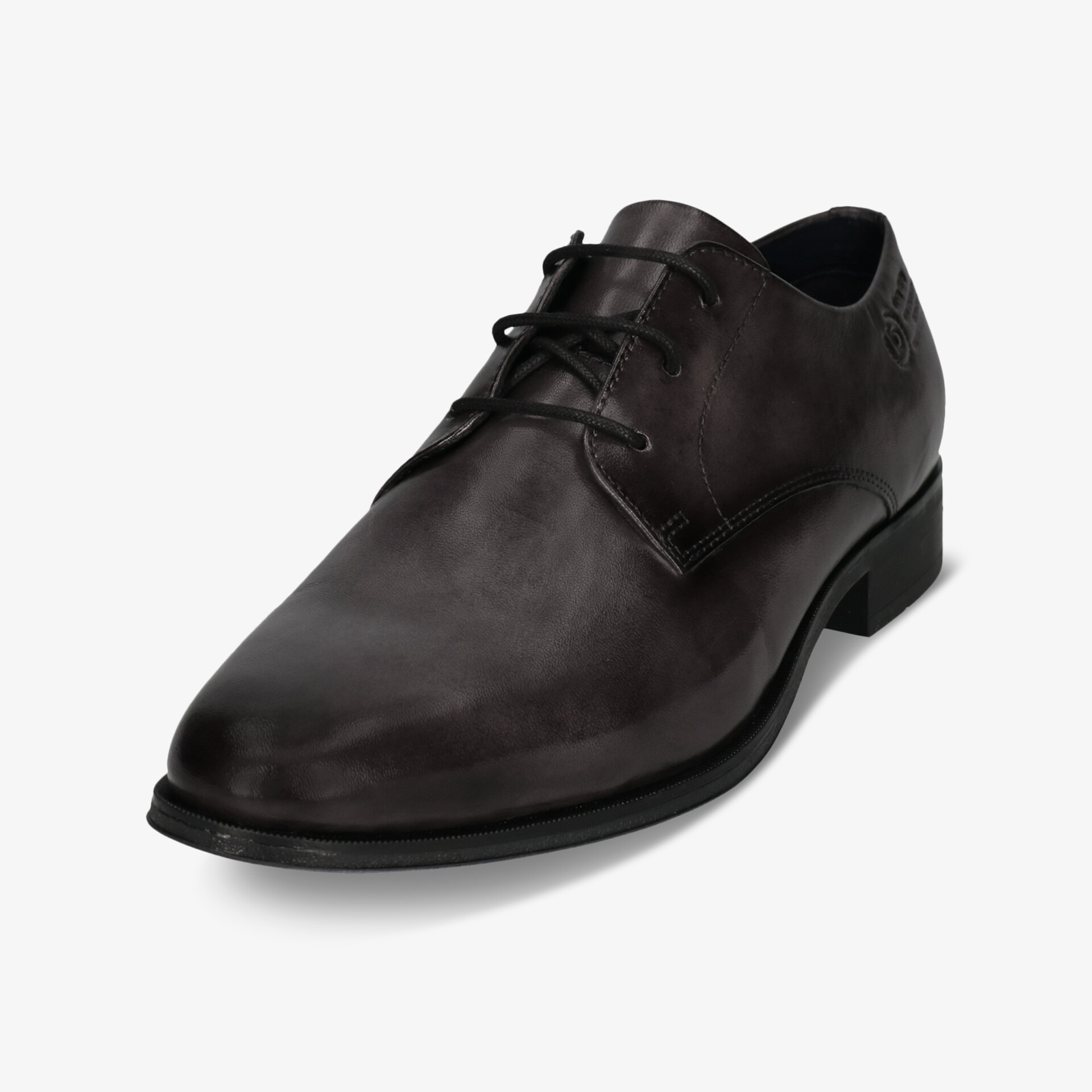 Eleganter schwarzer Lederschuh mit klassischem Design und hochwertiger Verarbeitung für stets perfekten Auftritt.