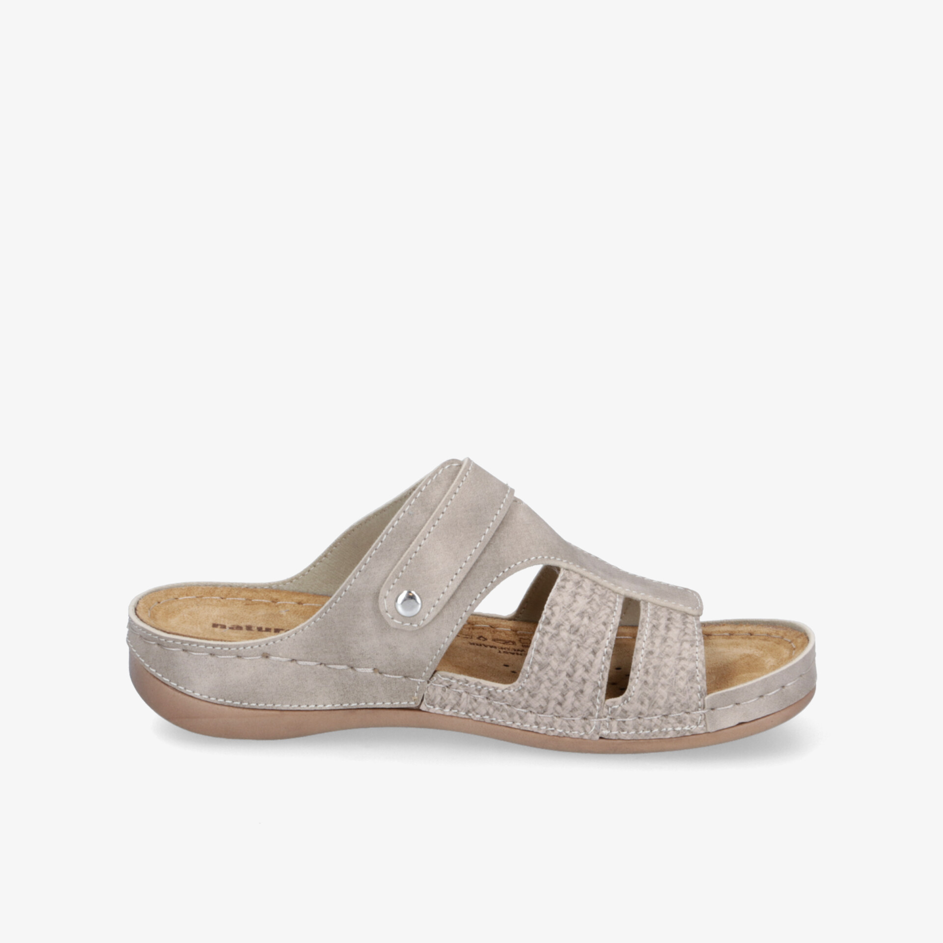 Bequeme Sandale mit weichem Fußbett und rutschfester Sohle für angenehmen und leichten Tragekomfort