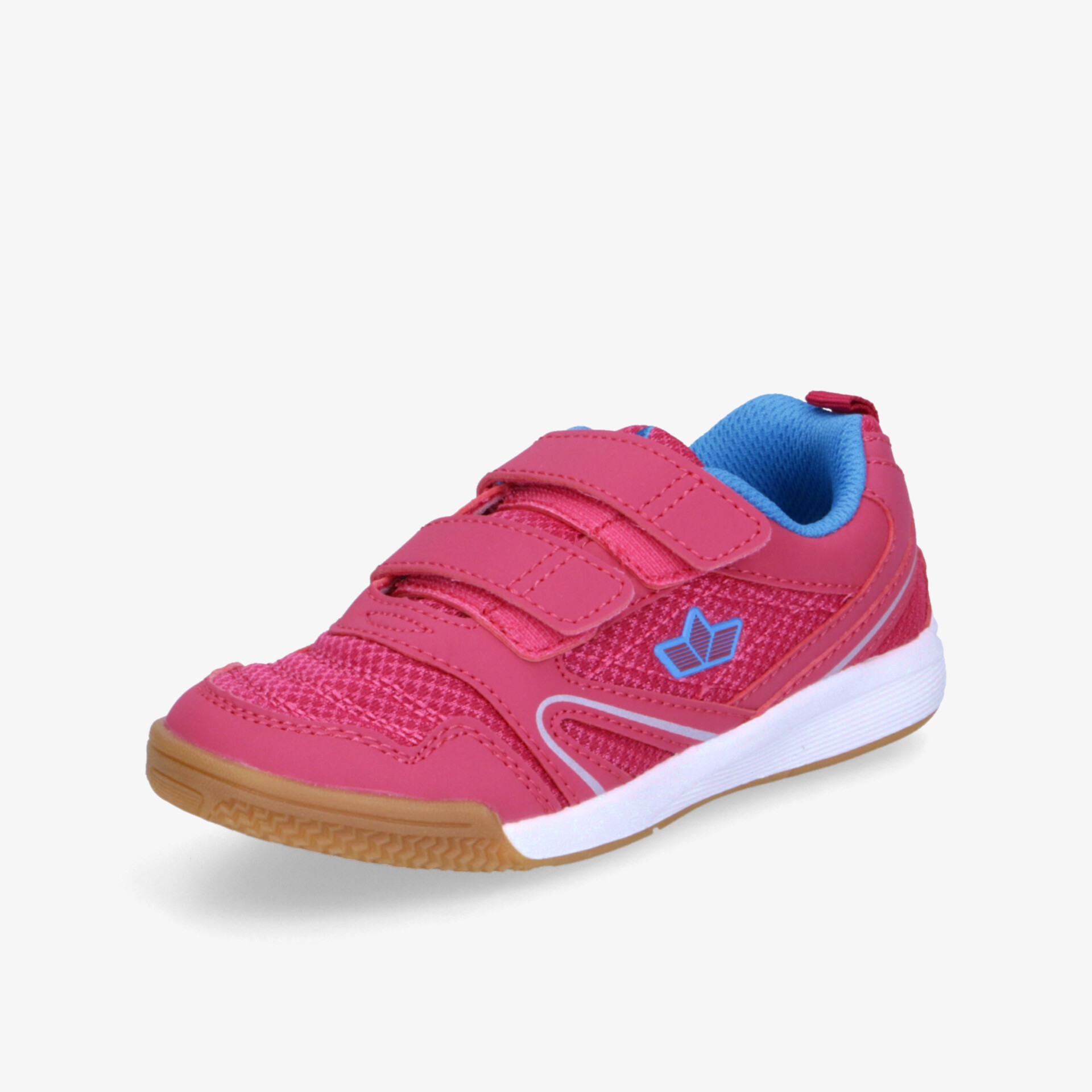 Sportlicher rosa Sneaker mit atmungsaktivem Mesh, leichtem Gewicht und praktischem Klettverschluss für optimalen Halt