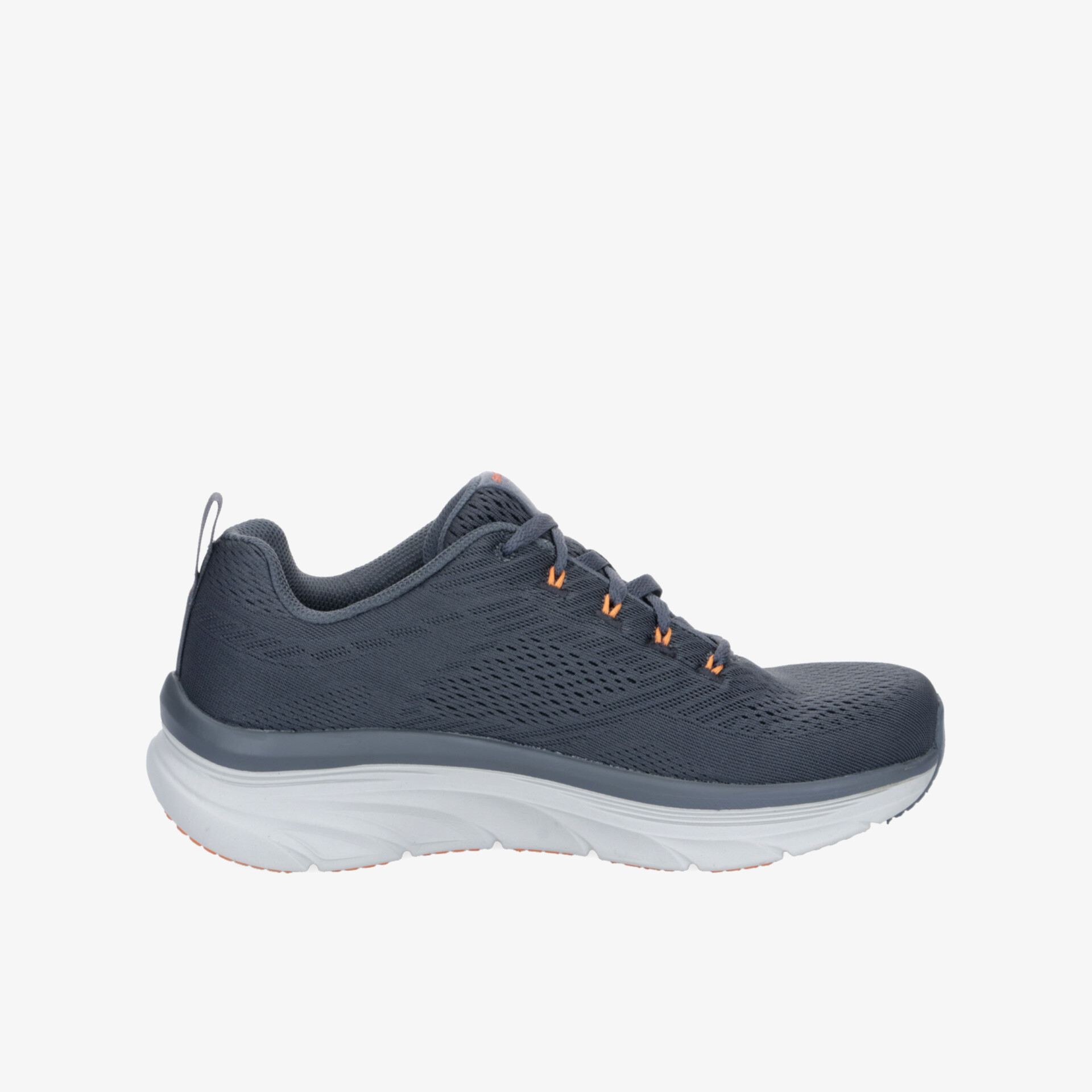 Leichter, atmungsaktiver Sneaker mit gepolsterter Innensohle und rutschfester profilierter Laufsohle, seitliche Ansicht