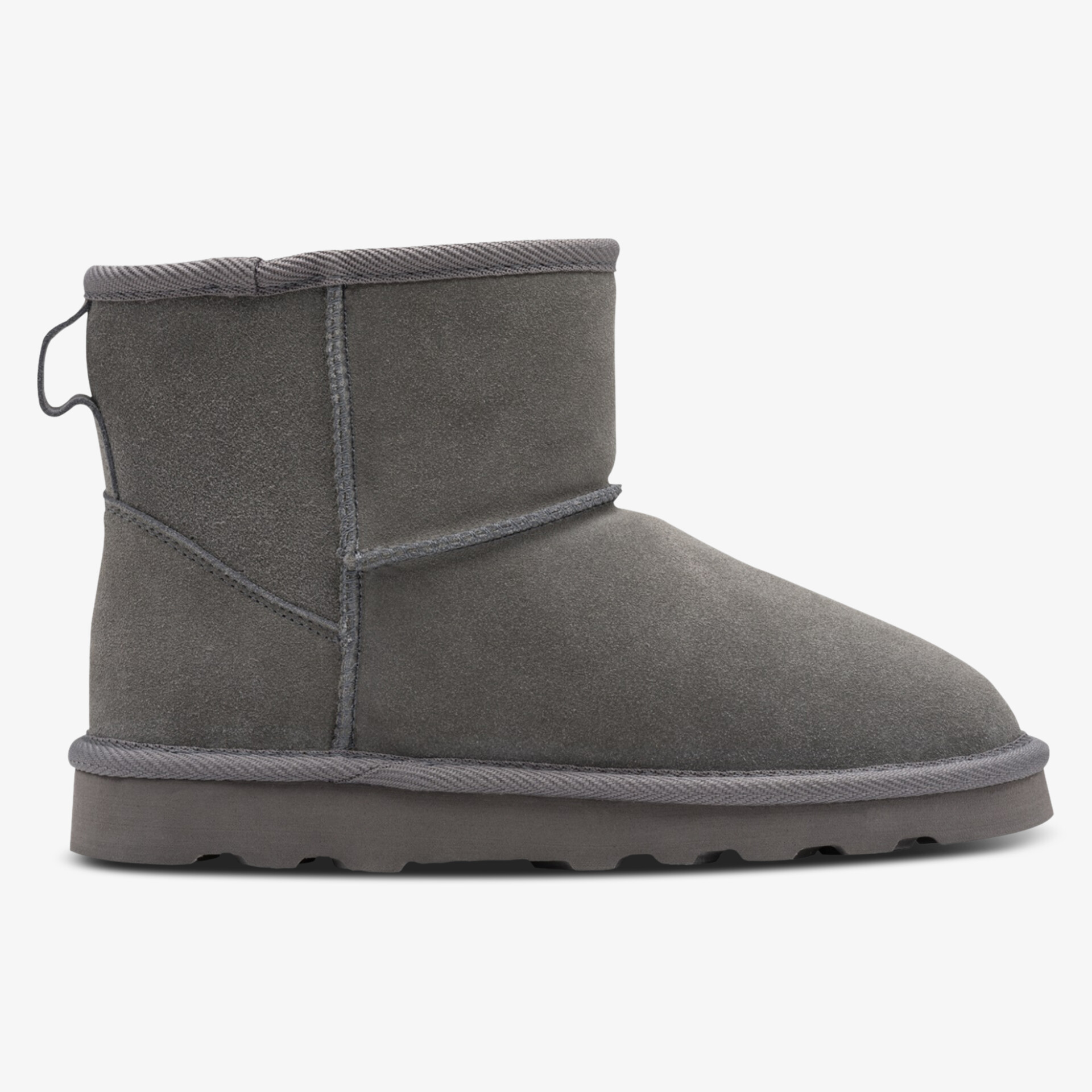 Kuscheliger, gefütterter Stiefel mit rutschfester Sohle und niedrigem Schaft für warmen, bequemen Tragekomfort