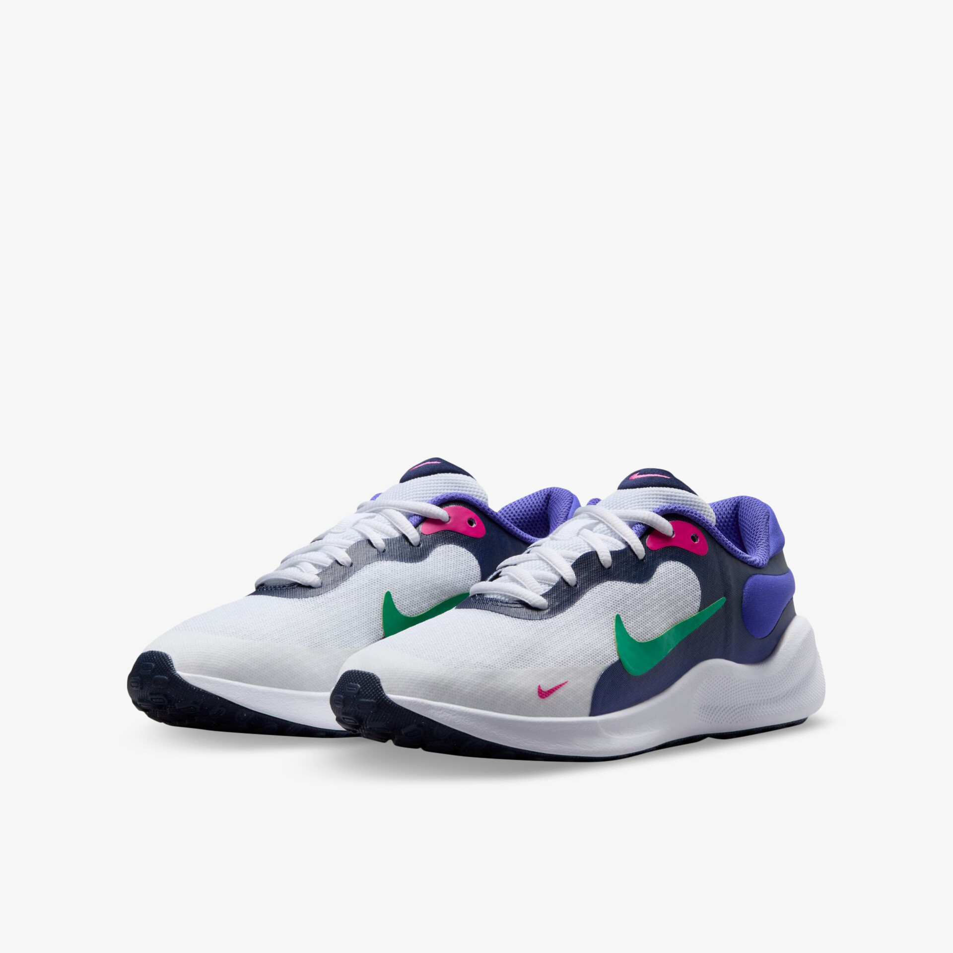 Moderne Sneakers mit bunten Akzenten, ideal für Sport und Freizeit. Komfort und Stil vereint.