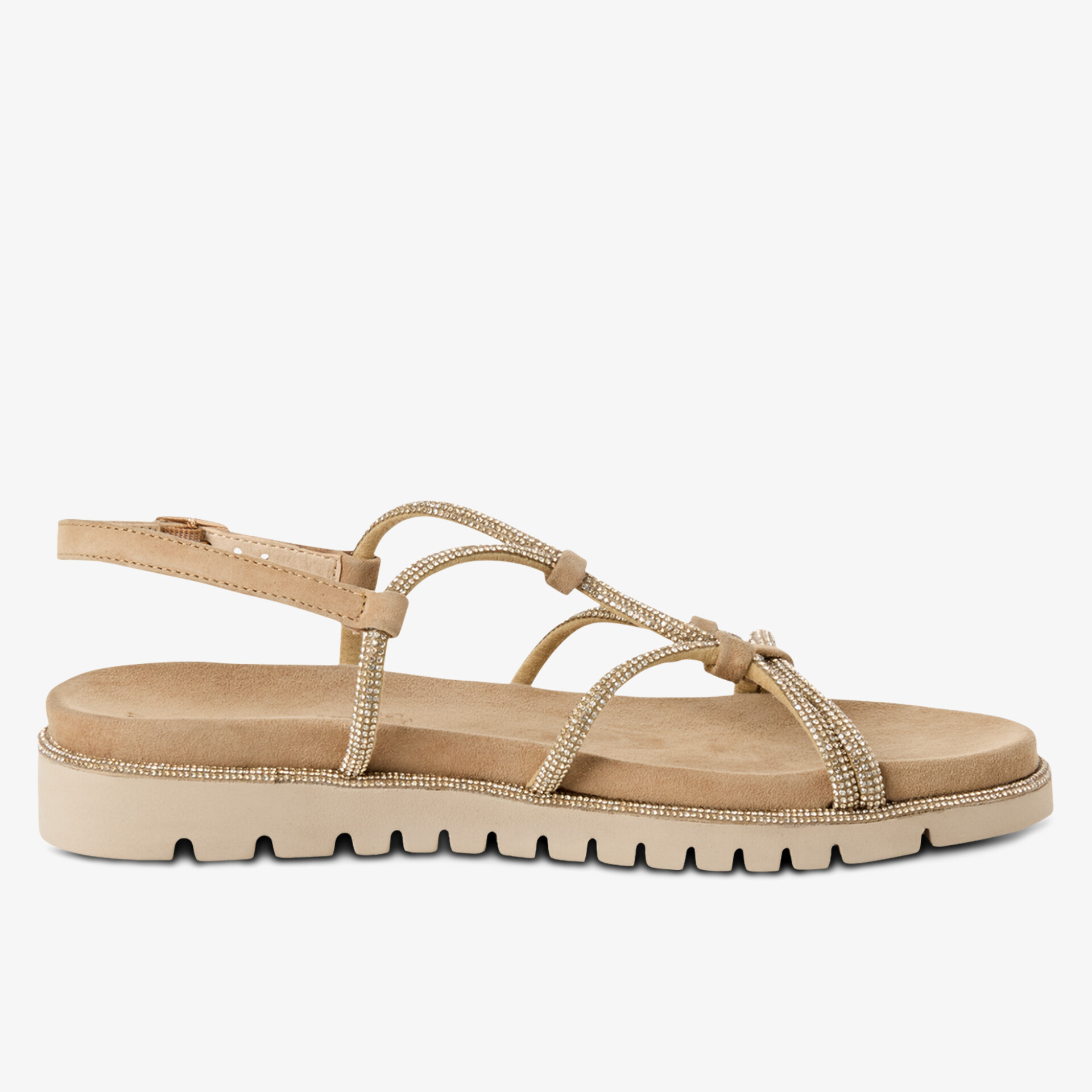 leichte Sandale mit bequemer Sohle und verstellbaren Riemen für hohen Tragekomfort und flexiblen Halt