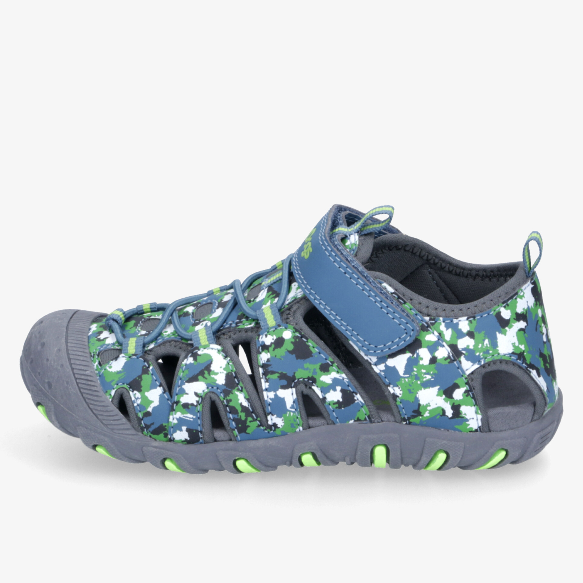 Sportlicher, atmungsaktiver Outdoor-Sandale mit robustem Design und rutschfester Sohle, für maximalen Komfort.