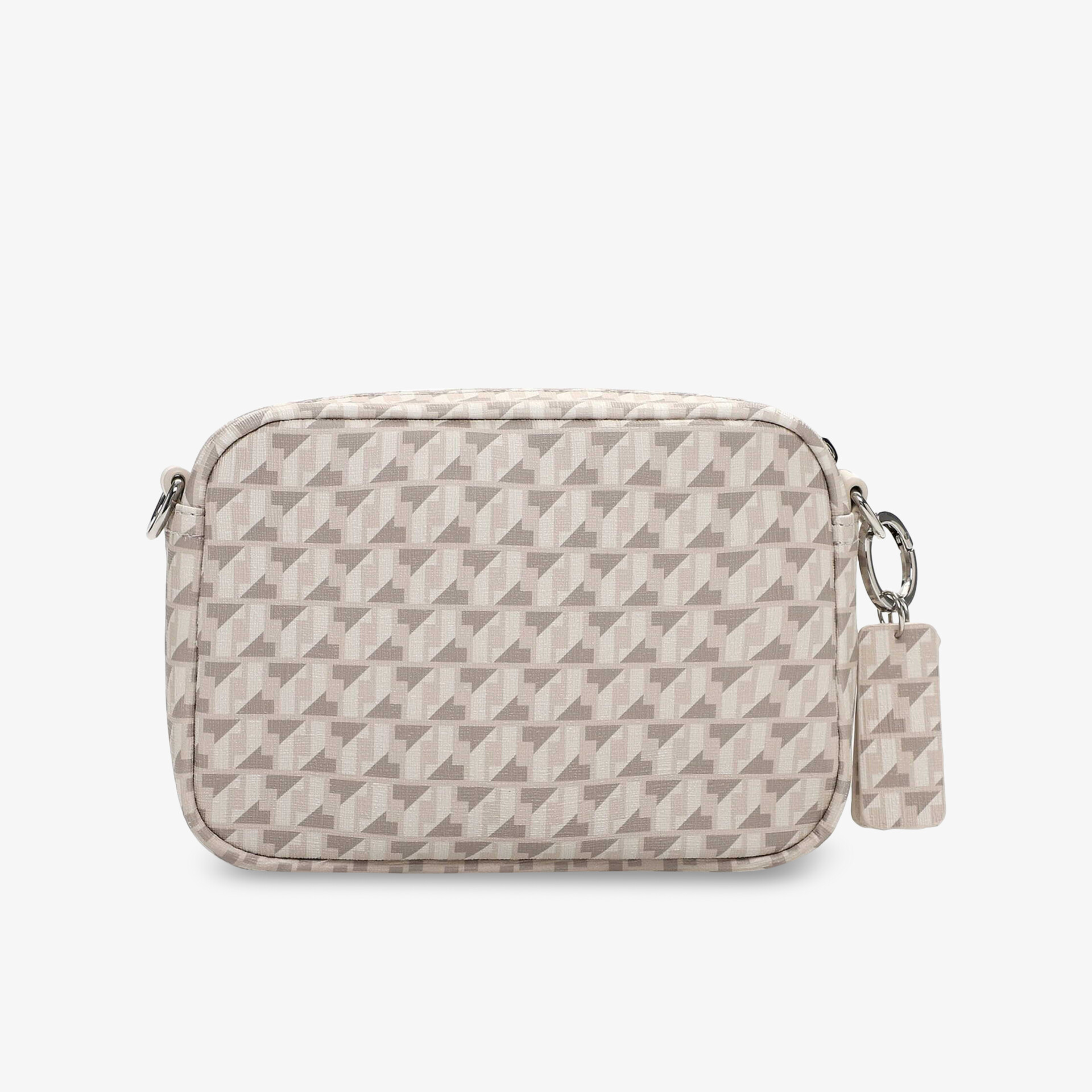 Kompakte Tasche mit Reißverschluss und geometrischem Muster für praktischen, alltagstauglichen Einsatz