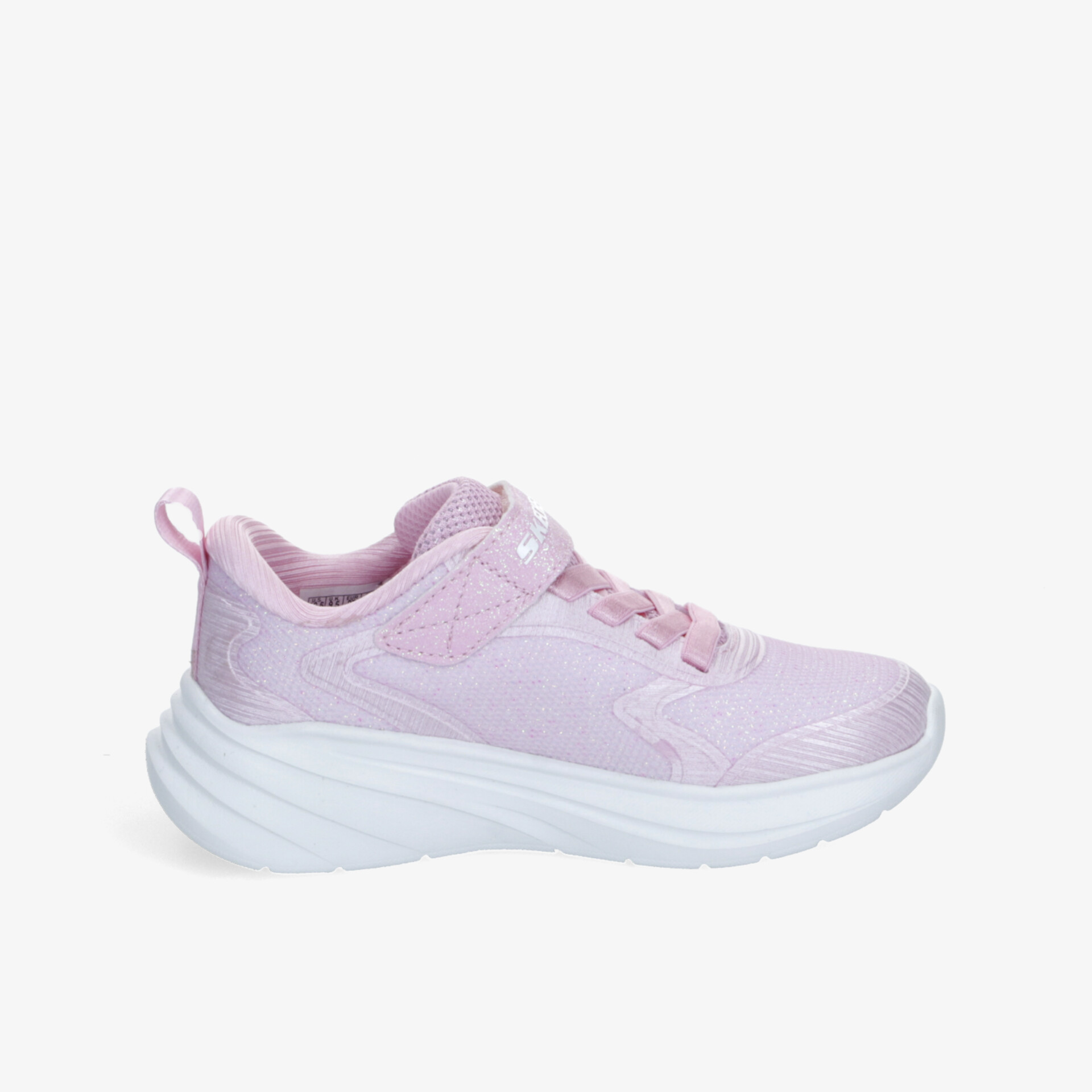 Leichter und bequemer rosa Laufschuh mit atmungsaktivem Material und gedämpfter Sohle