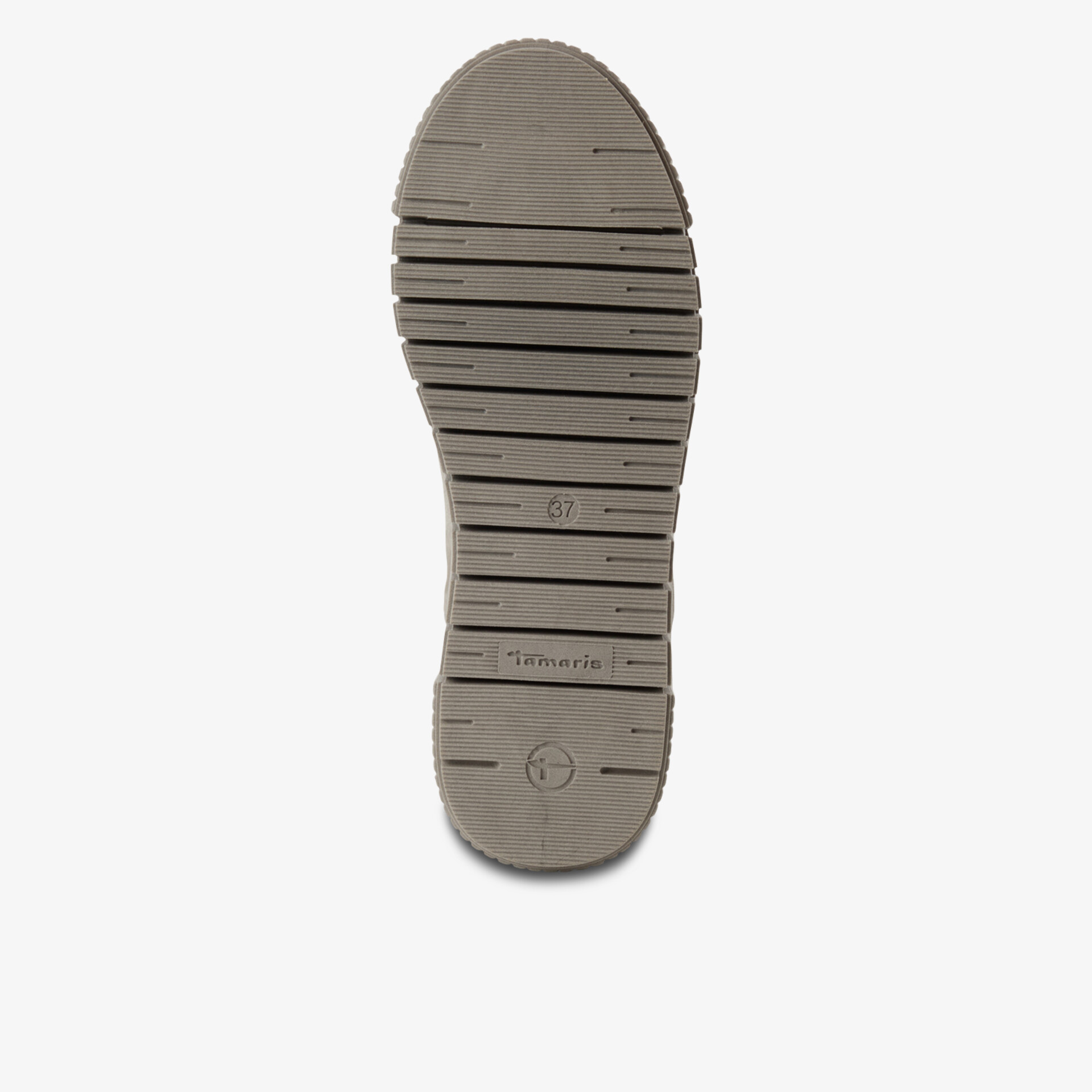 Robuste Sohlenansicht mit rutschfestem Profil für sicheren Halt und hohe Flexibilität beim Gehen