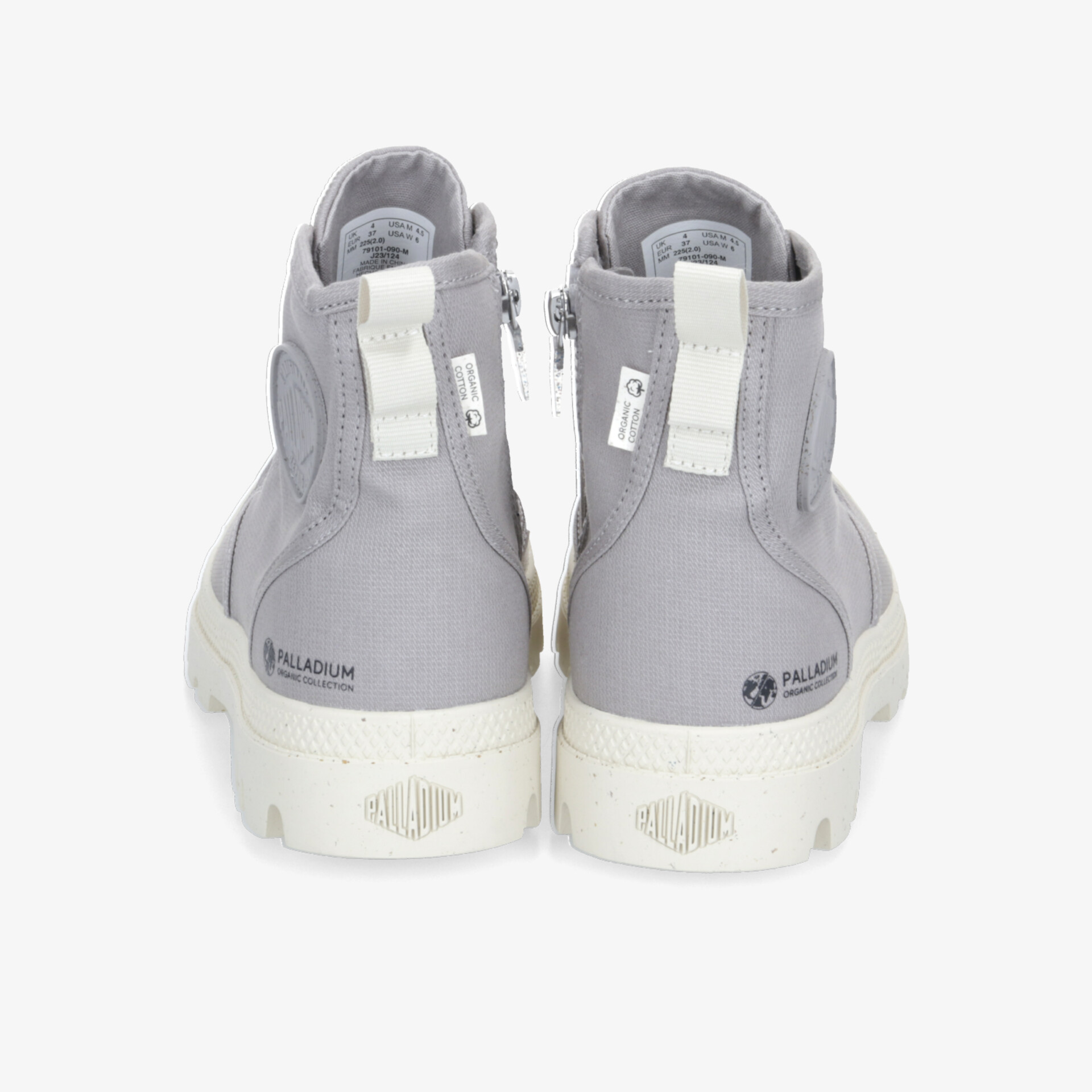 Robuste graue Stiefel mit hoher Sohle und modernem Design für stilvollen urbanen Auftritt