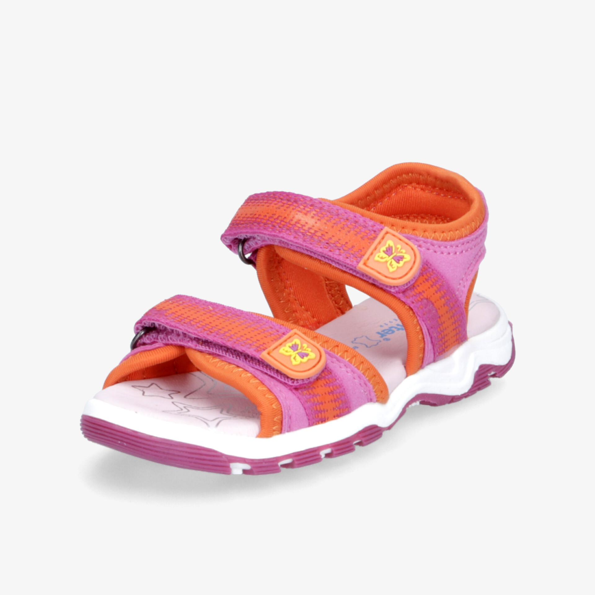 Sportliche Sandale mit verstellbarem Klettverschluss und rutschfester, flexibler Sohle, bequem und atmungsaktiv