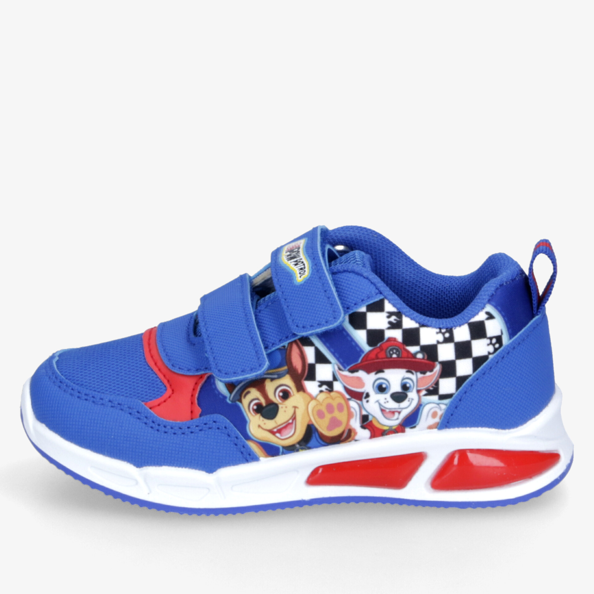 Blauer Kinder-Sneaker mit Paw Patrol Motiv, Klettverschluss und atmungsaktiven Materialien