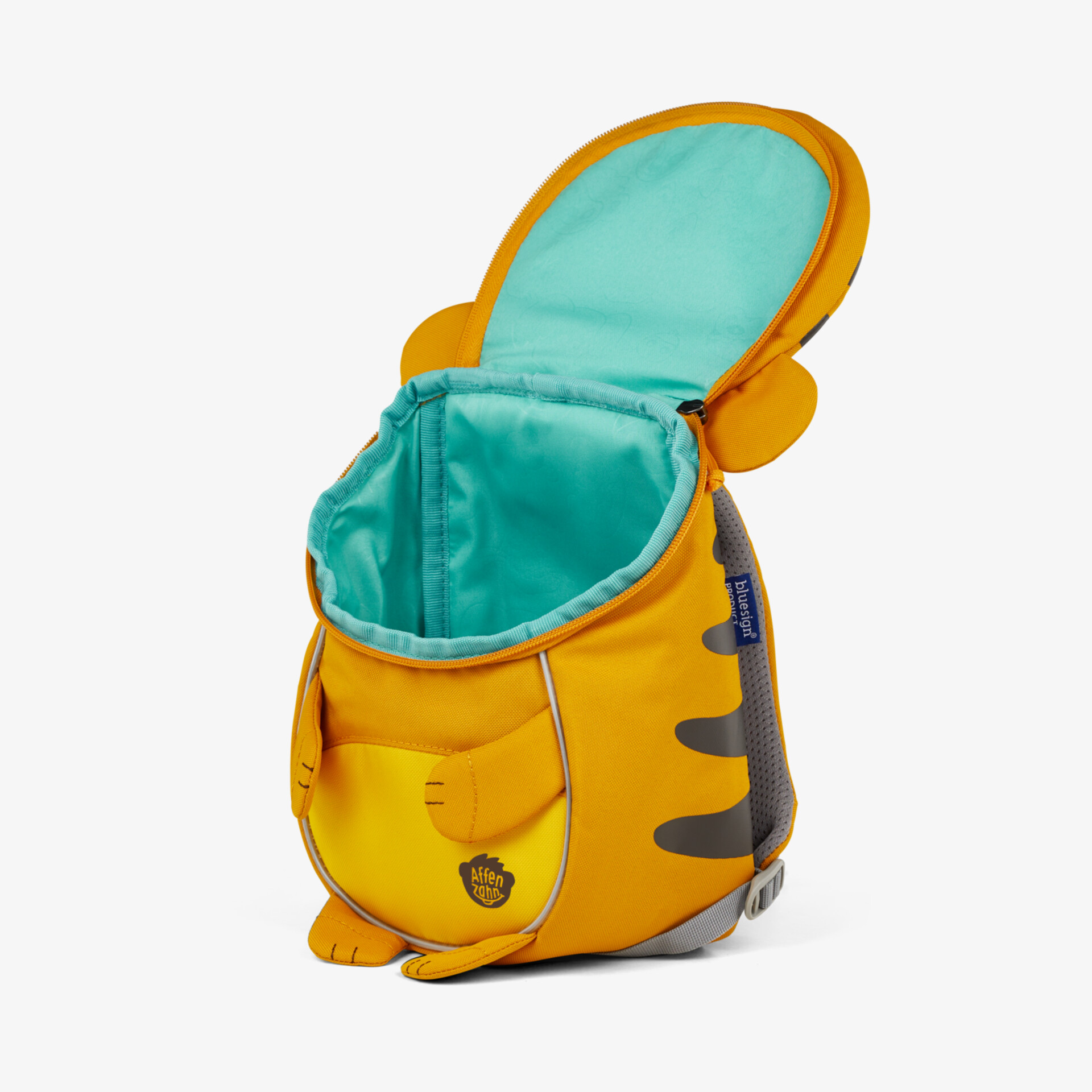 Kinderrucksack in leuchtenden Farben mit Tiermotiv, weichem Innenfutter und verstellbaren Trägern für Komfort und Stauraum