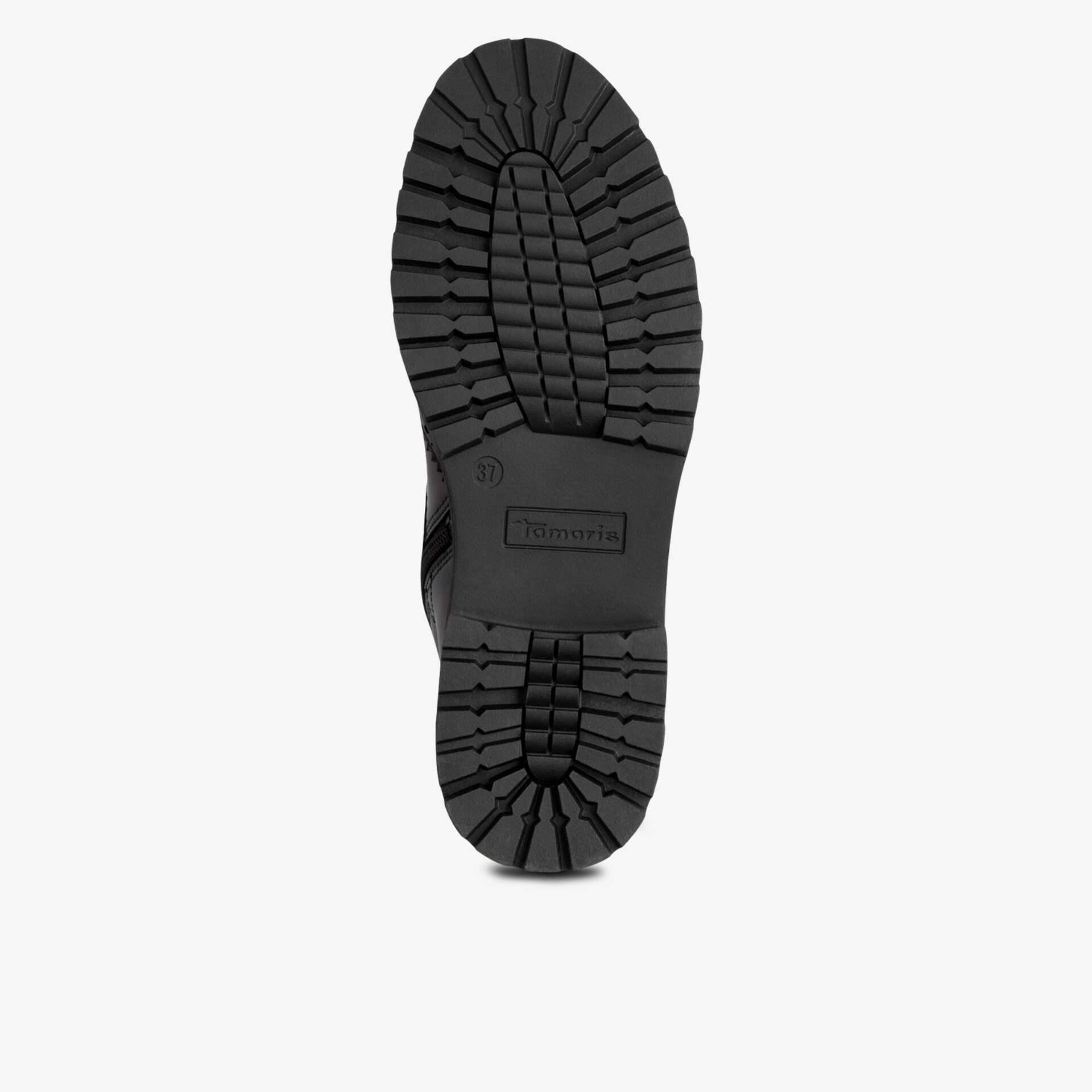 Robuste rutschfeste Schuhsohle mit tiefem Profil für sicheren Halt und lange Lebensdauer