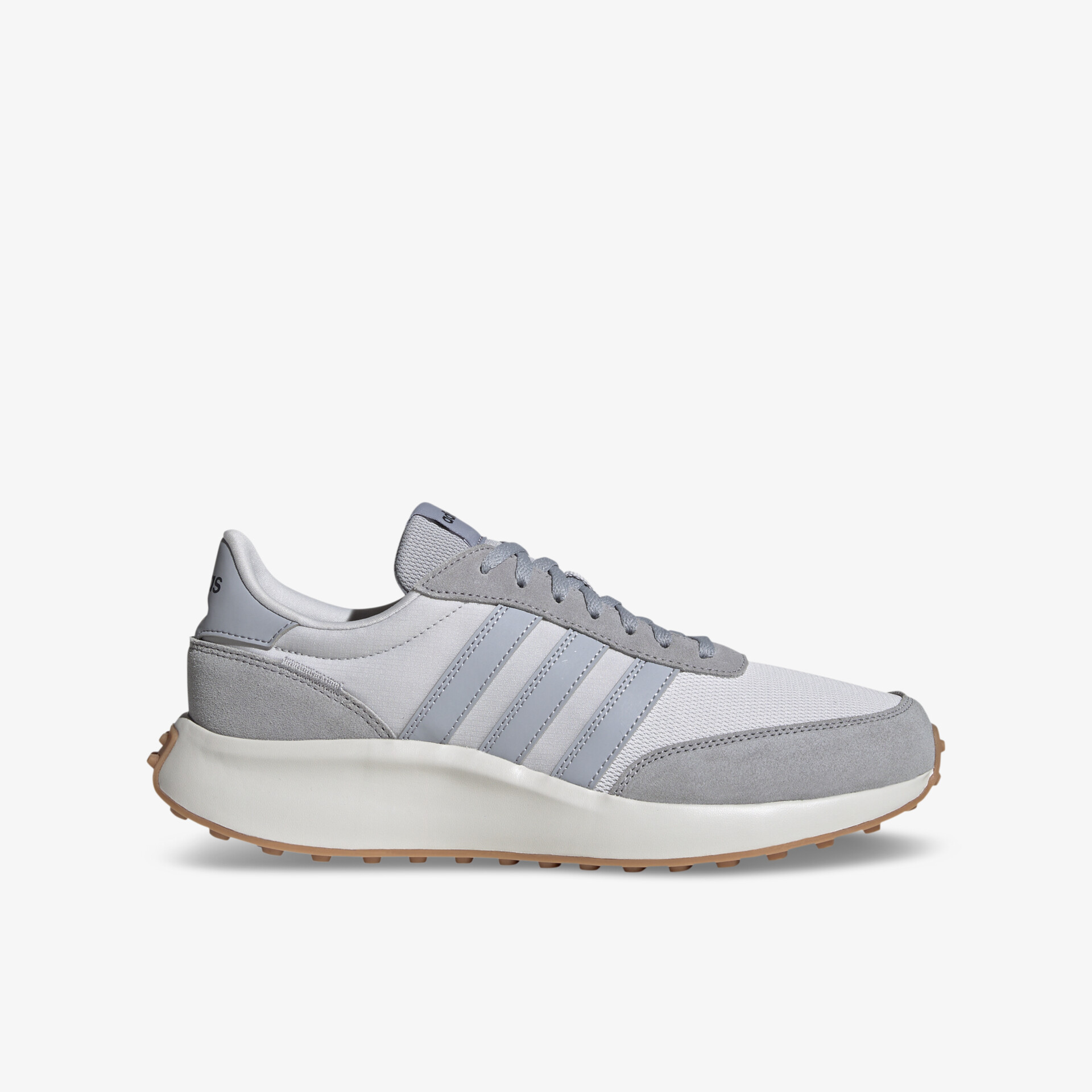 Moderner Sneaker in Grau und Weiß mit bequemer Passform und stilvollem Design für den Alltag.