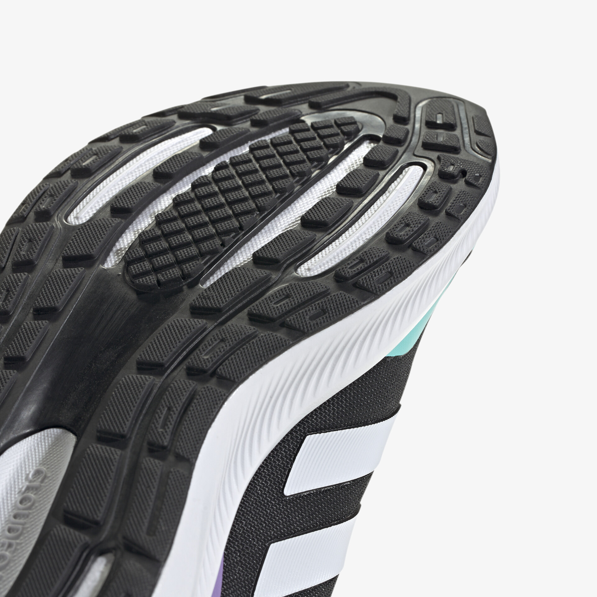 Rutschfeste und strapazierfähige Sportschuh-Sohle mit exzellenter Dämpfung für maximalen Komfort beim Sport.