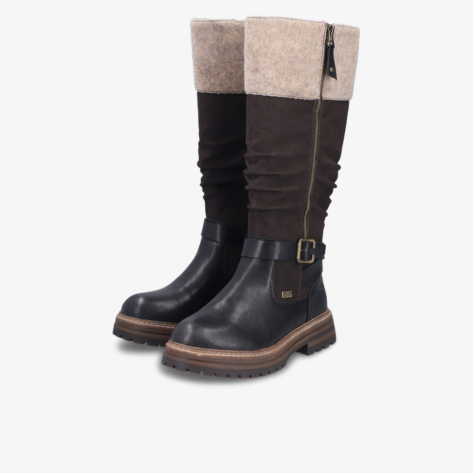 Warme Winterstiefel mit robuster Verarbeitung und praktischem seitlichen Reißverschluss in modischem Design