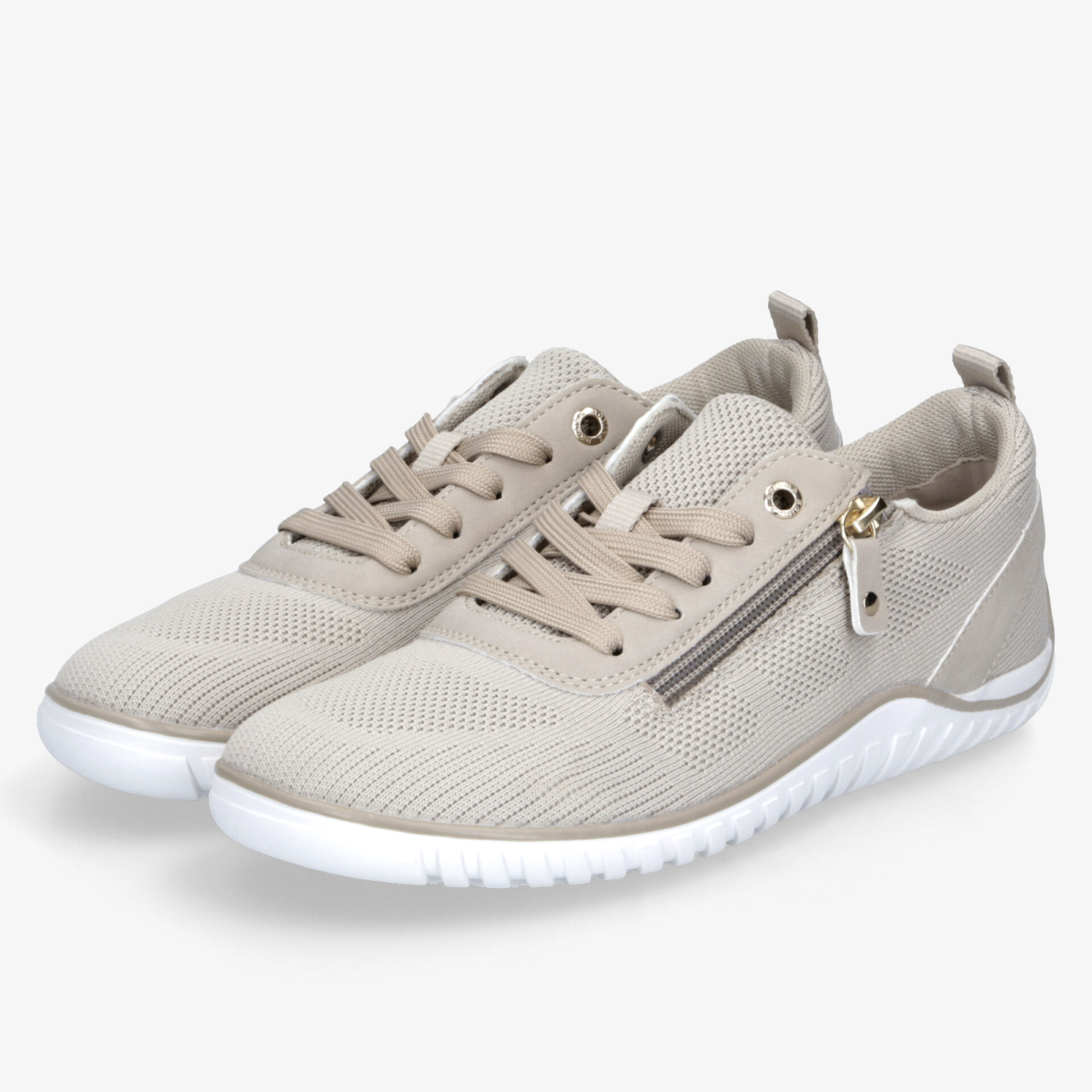 Leichte atmungsaktive Freizeitschuhe mit flexiblem Profil und praktischem Reißverschluss für hohen Tragekomfort