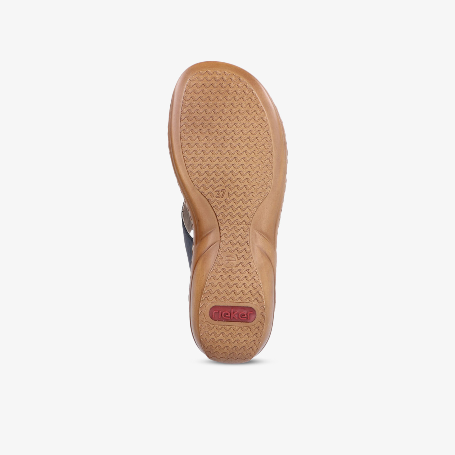 Robuste braune Schuhsohle mit rutschfestem Profil für hohe Flexibilität und sicheren Halt