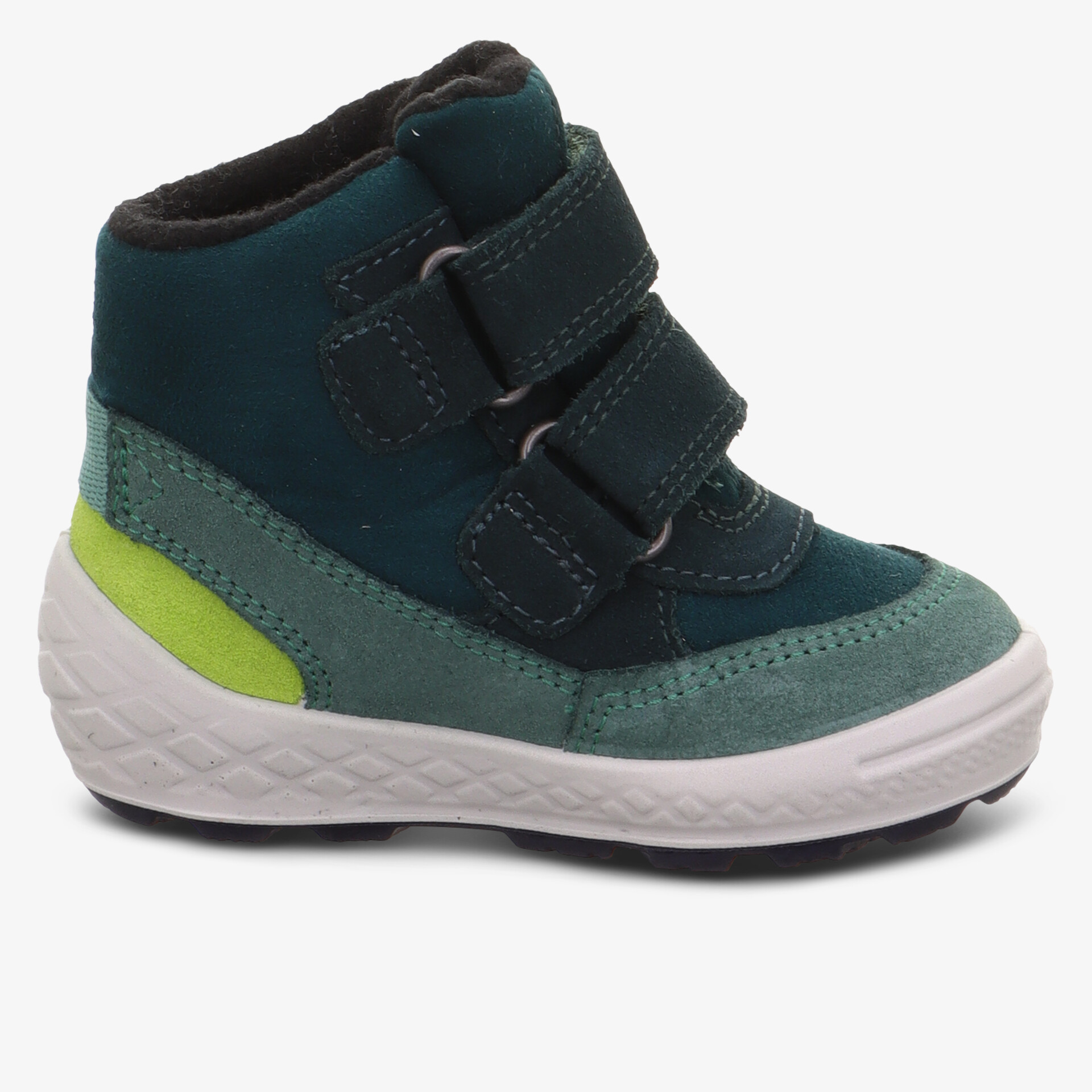 Weicher Kinderschuh mit praktischem Klettverschluss und gepolsterter, rutschfester Sohle für Komfort