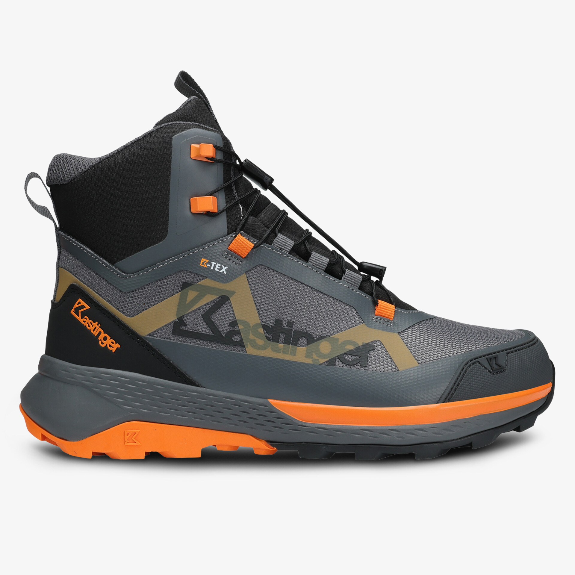 Robuster Outdoor Wanderschuh mit wasserabweisendem Material und rutschfester Sohle, ideal für anspruchsvolle Touren